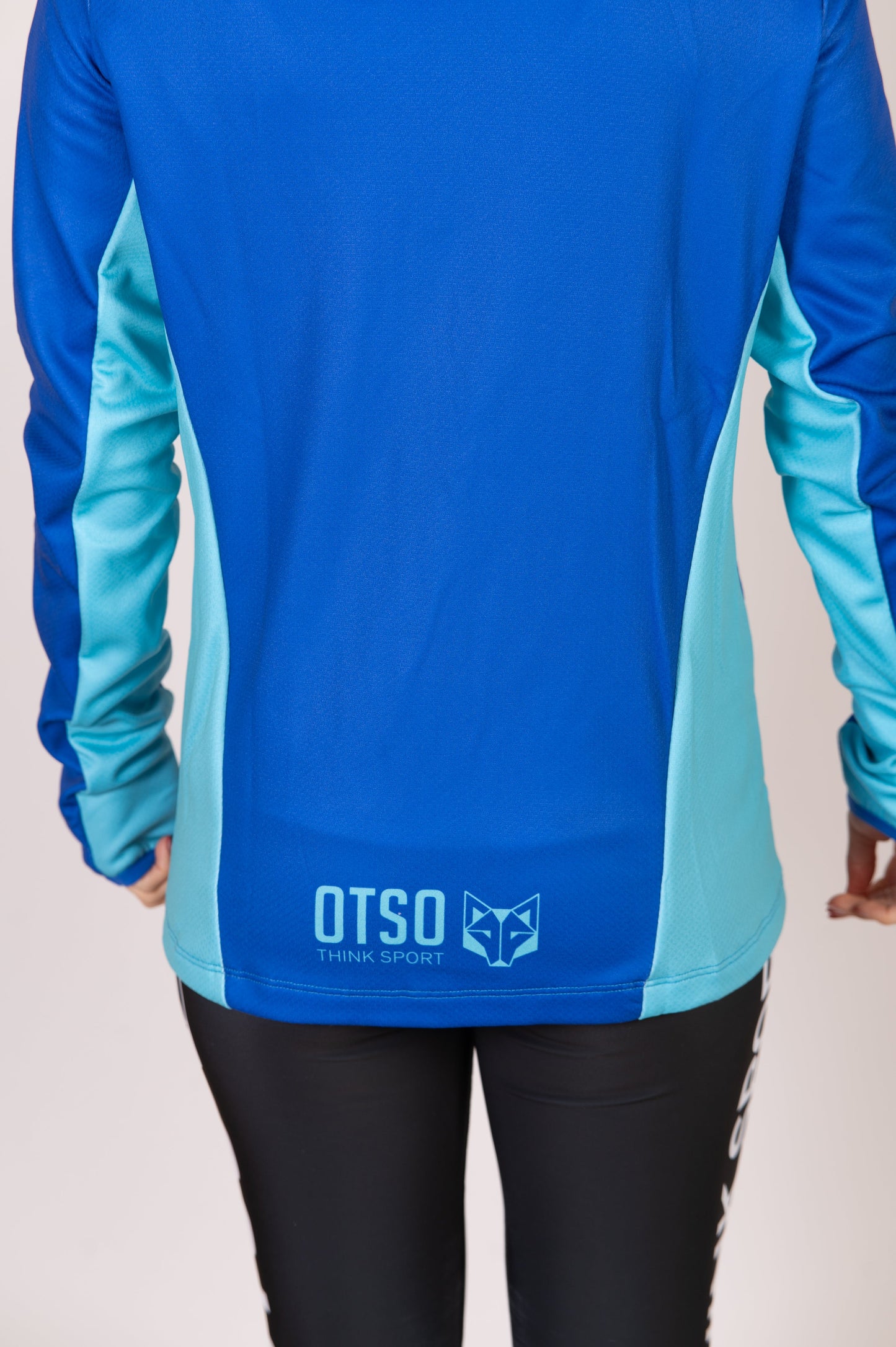 Unisex sport hoodie - Electric Blue & Light Blue