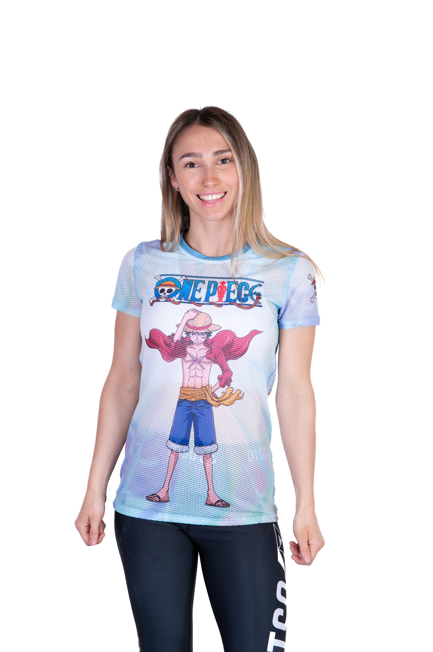 T-Shirt Femme manches courtes - One piece fishman luffy and the crew green