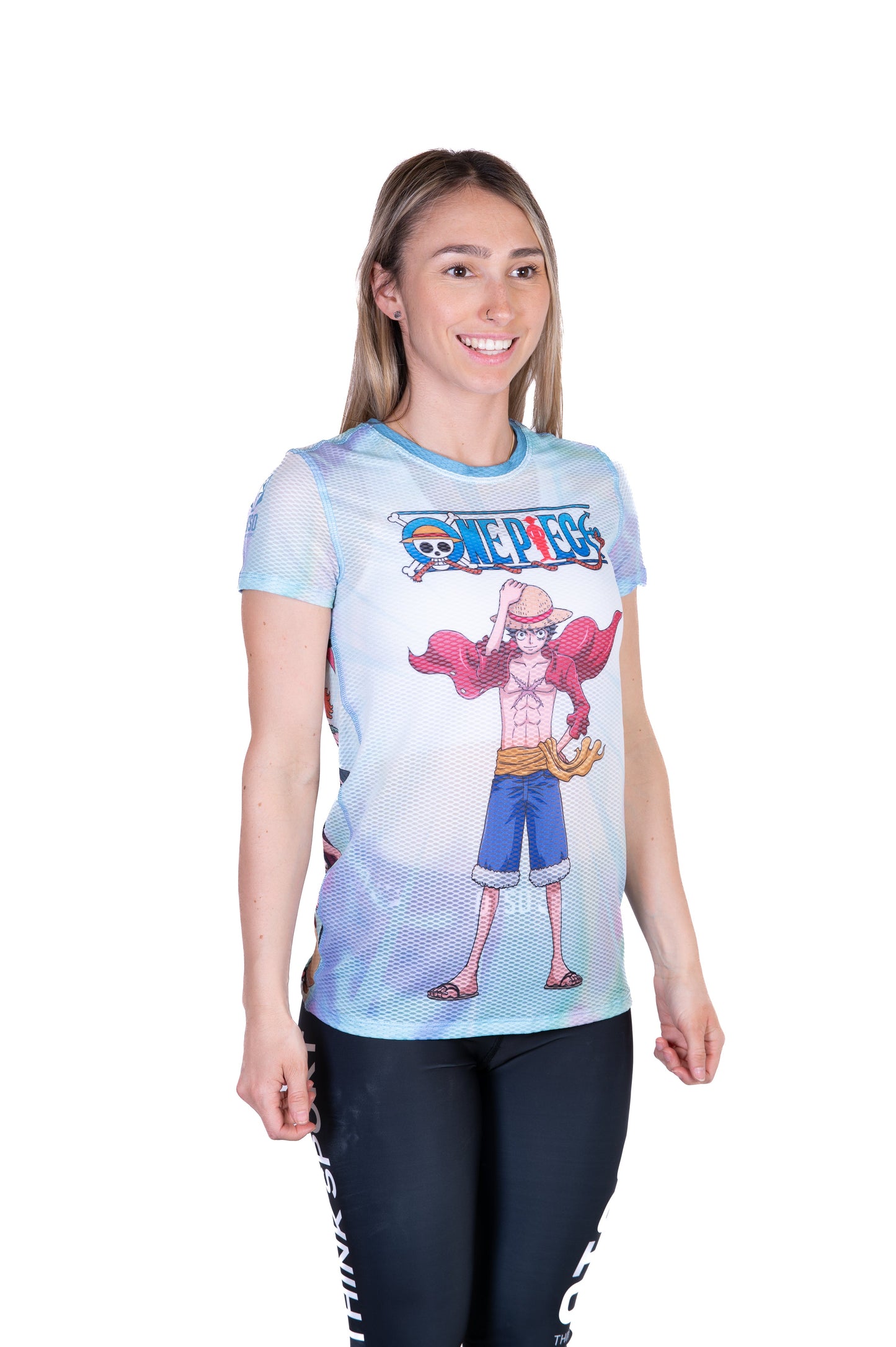 T-Shirt Femme manches courtes - One piece fishman luffy and the crew green