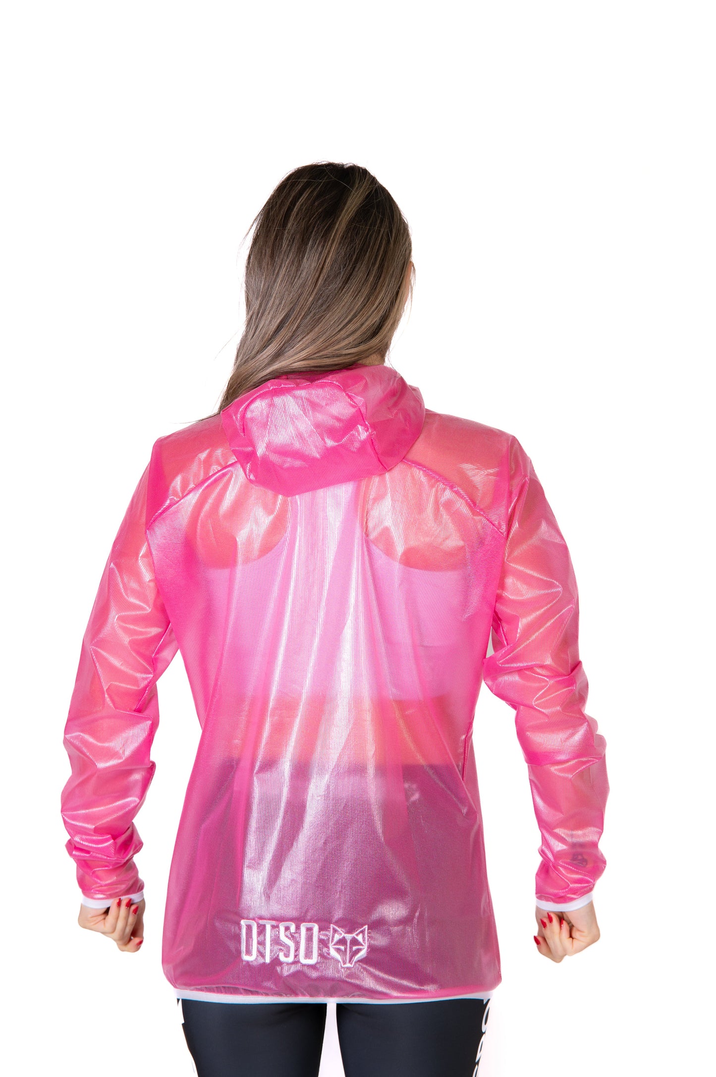 Waterproof Jacket - Fluo Pink & White