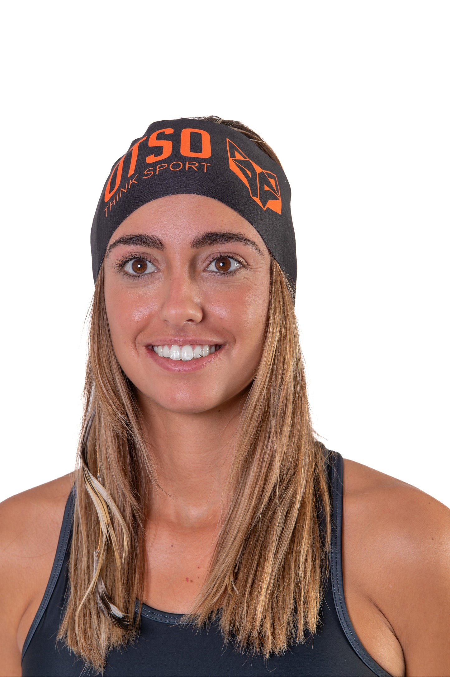 Headband - OTSO Sport Black / Bright Orange