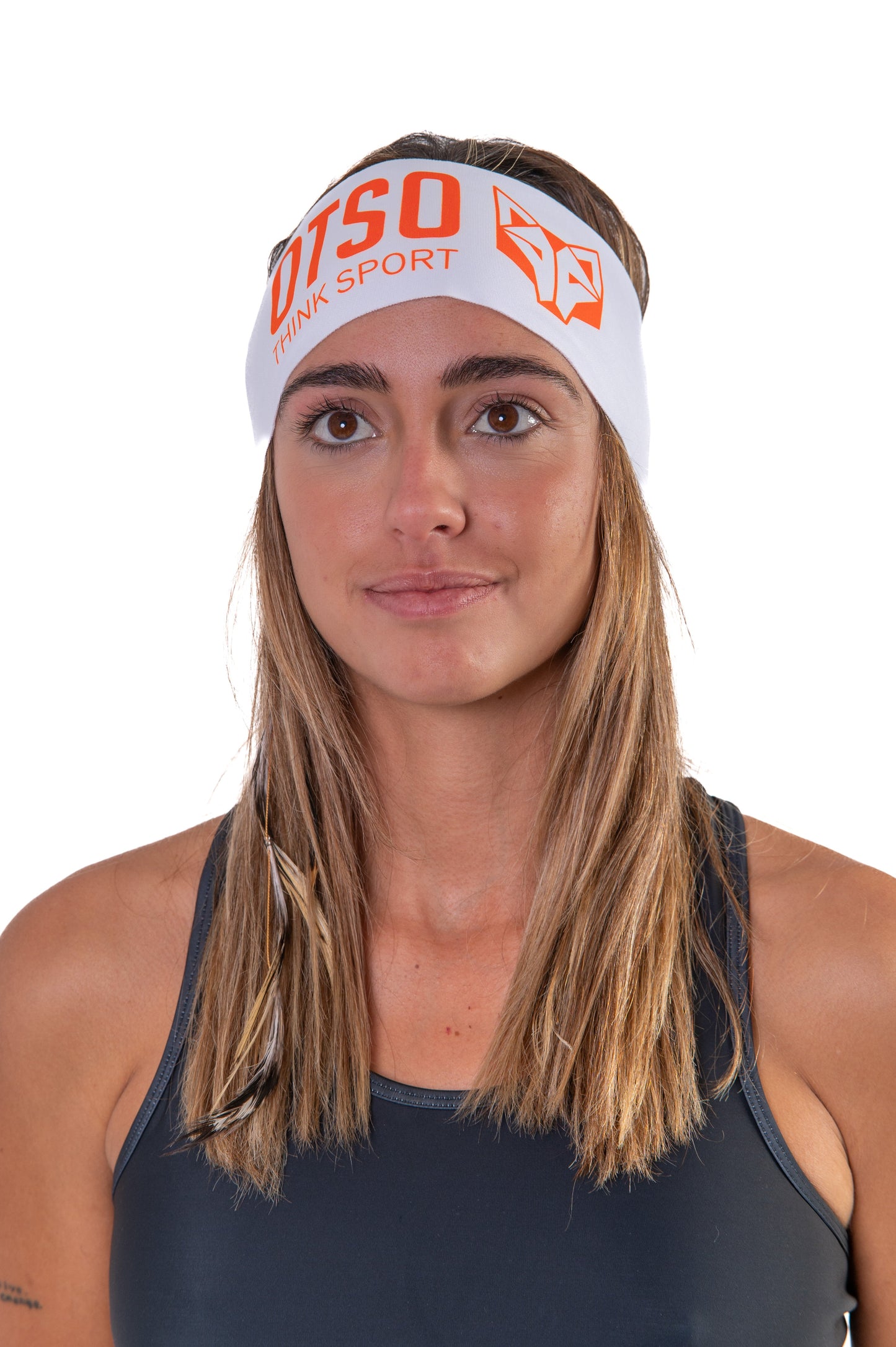 Bandeau - OTSO Sport White / Fluo Orange
