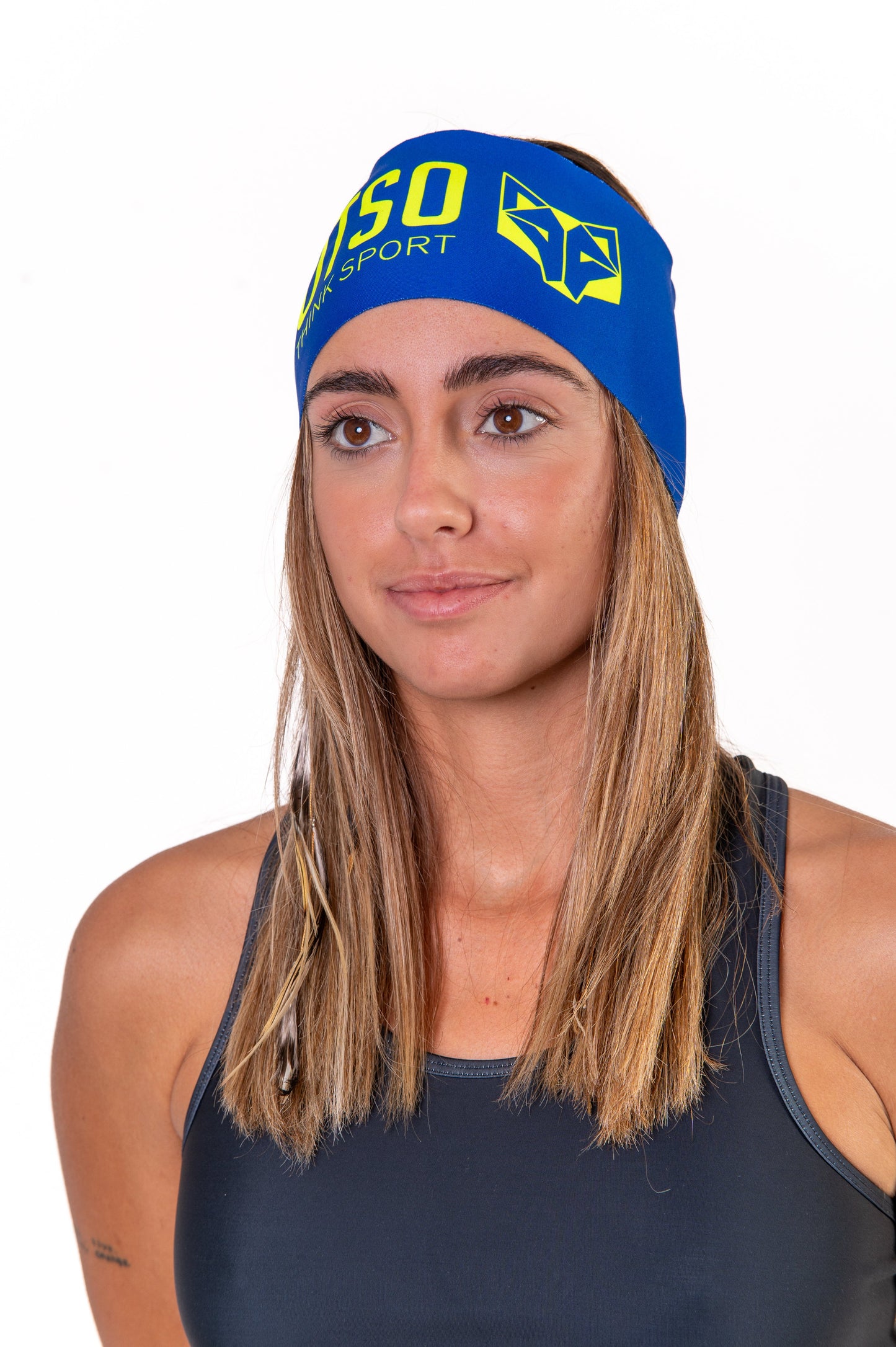 Headband - OTSO Sport Electric Blue / Fluorescent Yellow