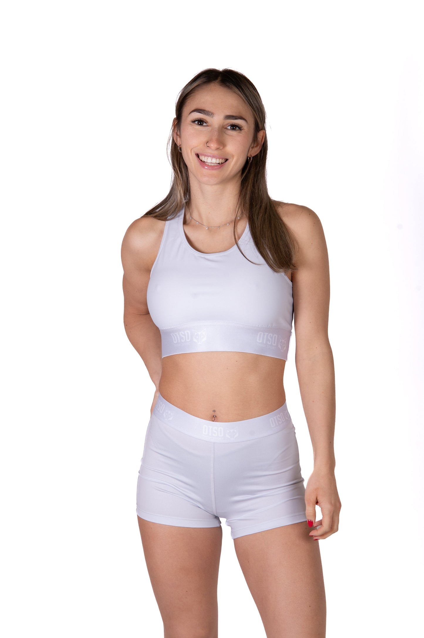Kurze Damenhose - Aschgrau