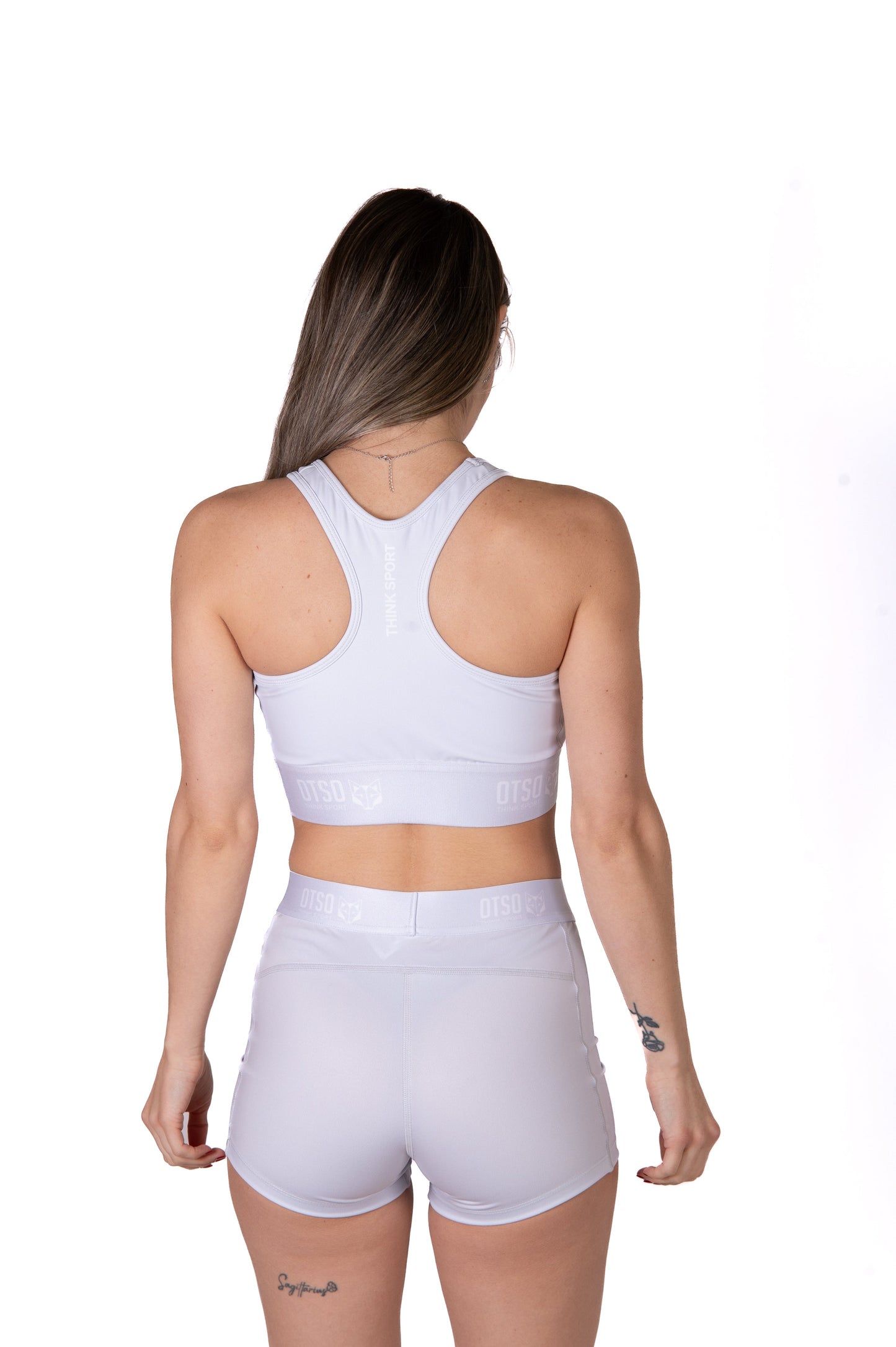 Kurze Damenhose - Aschgrau