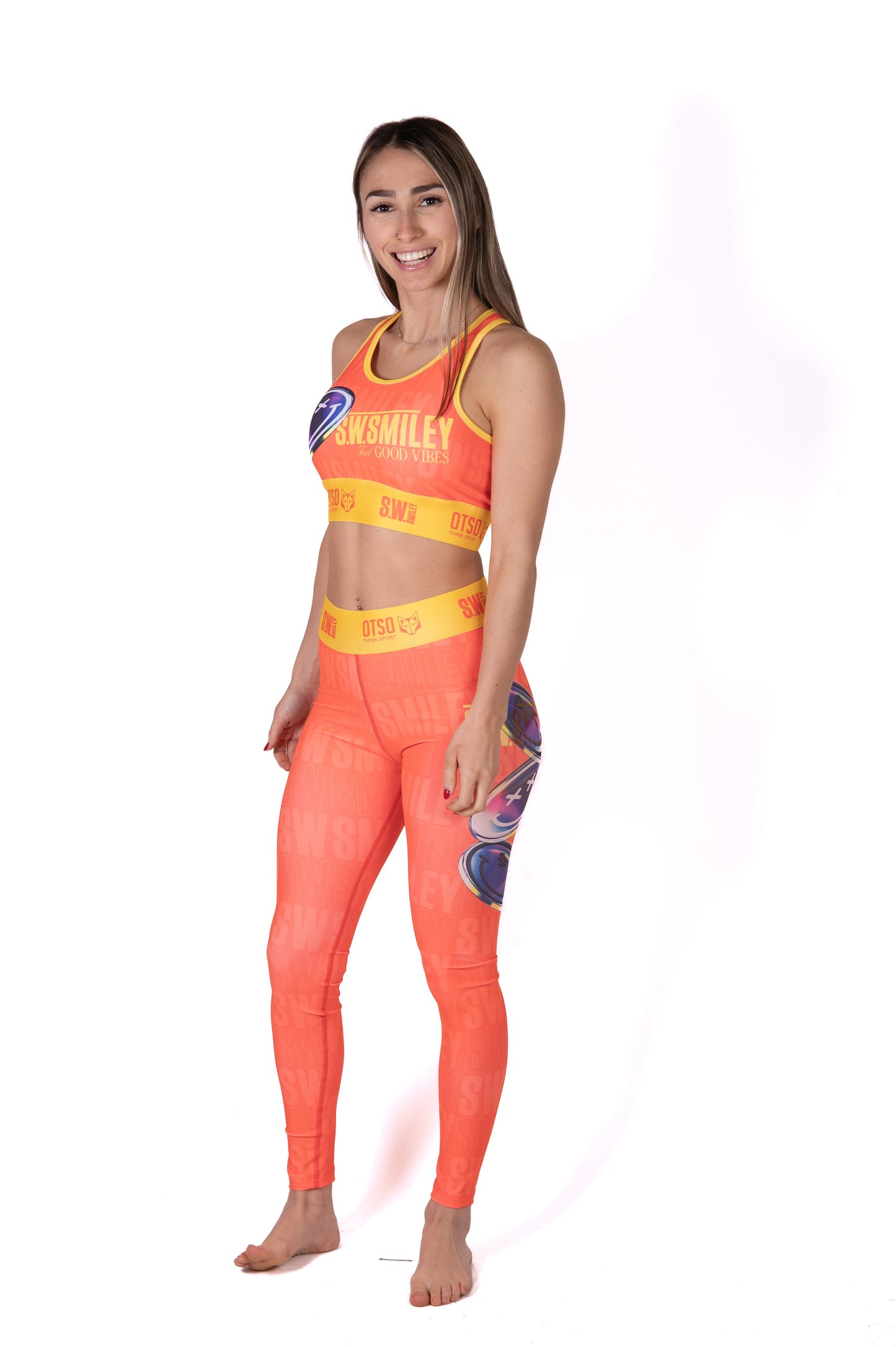 Tight-fitting pants - S.W.Smiley Sensoral Shimmer