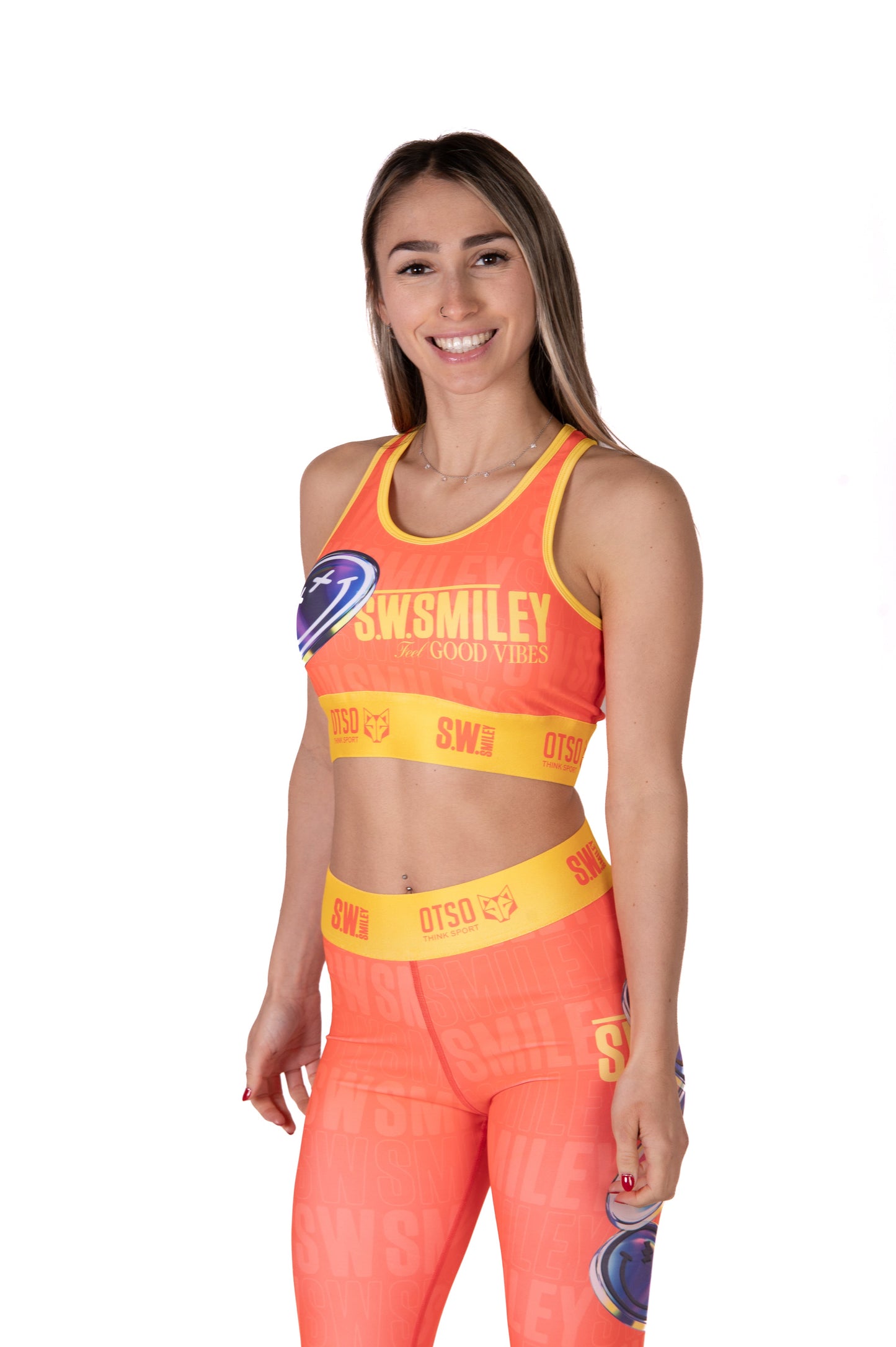 Tight-fitting pants - S.W.Smiley Sensoral Shimmer