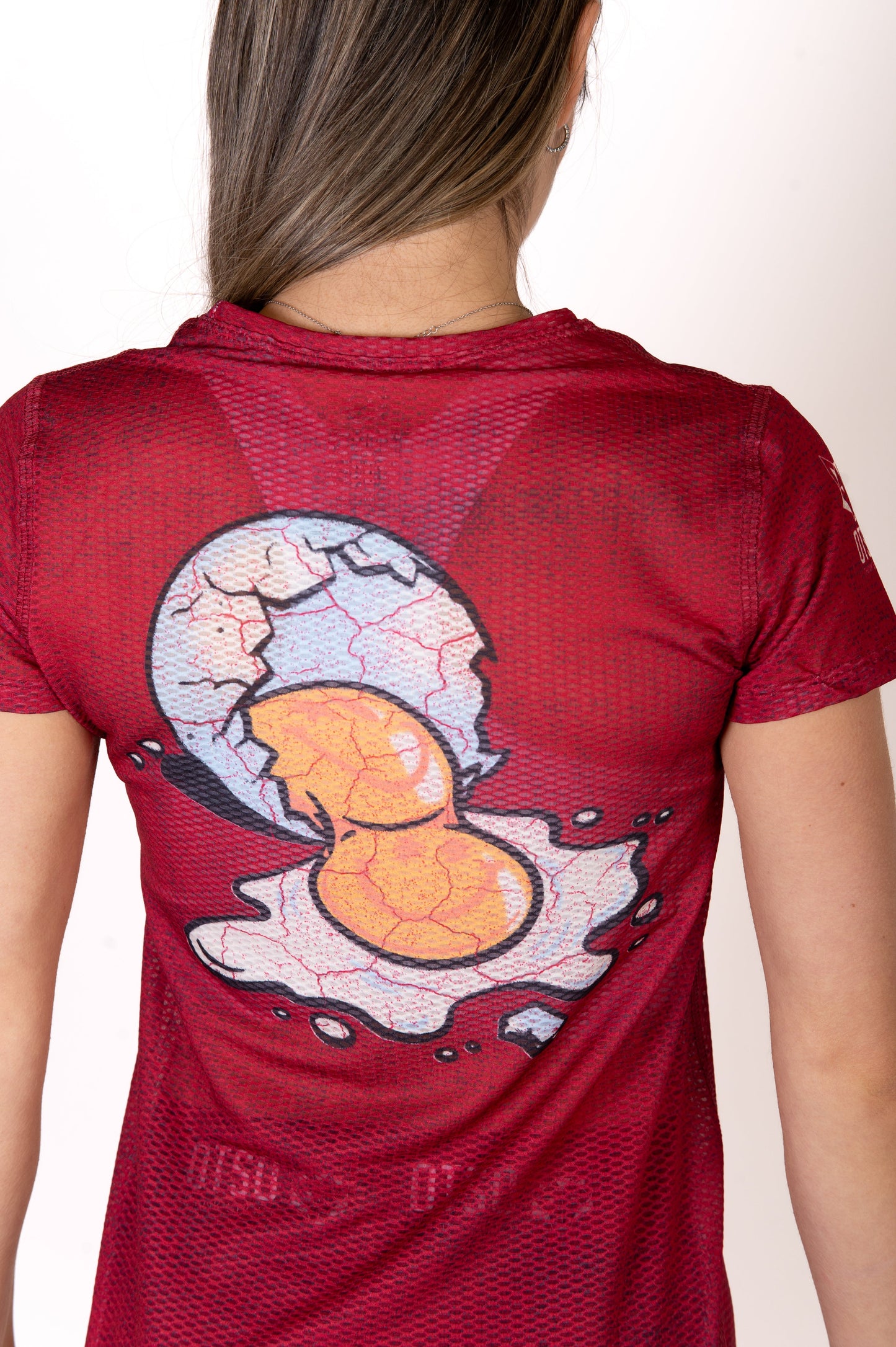 T-Shirt Femme - S.W.Smiley Concrete Canvas Egg