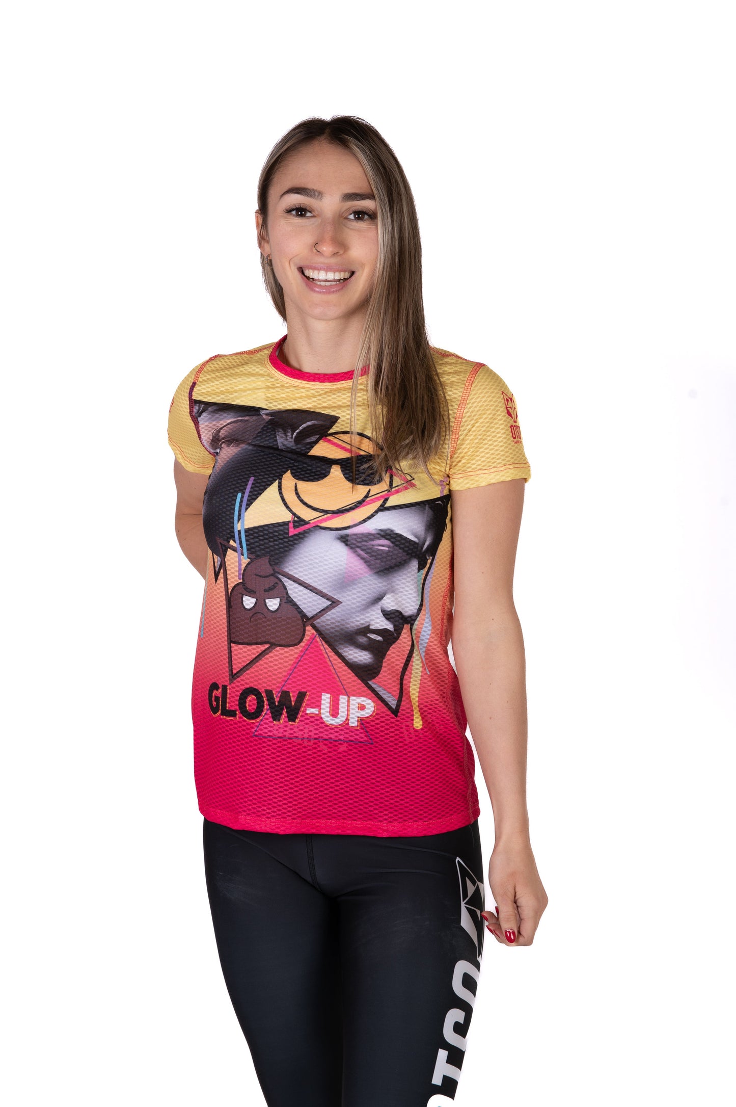 T-Shirt Femme - Emoji Glow-Up