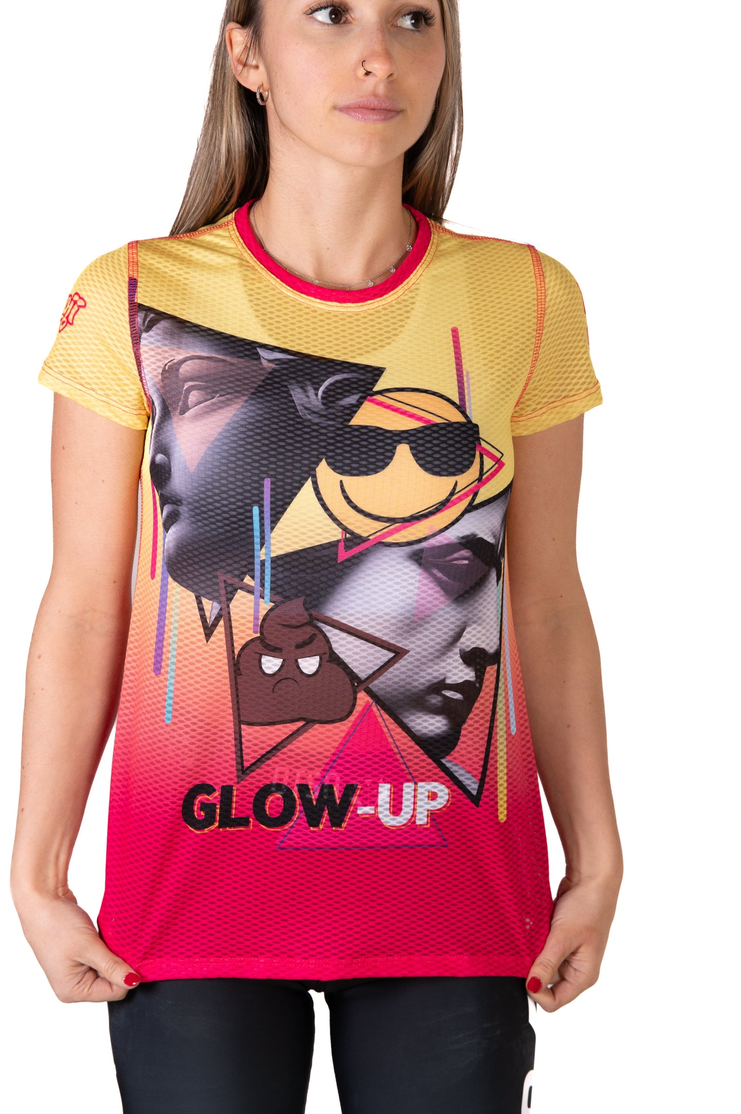 T-Shirt Femme - Emoji Glow-Up