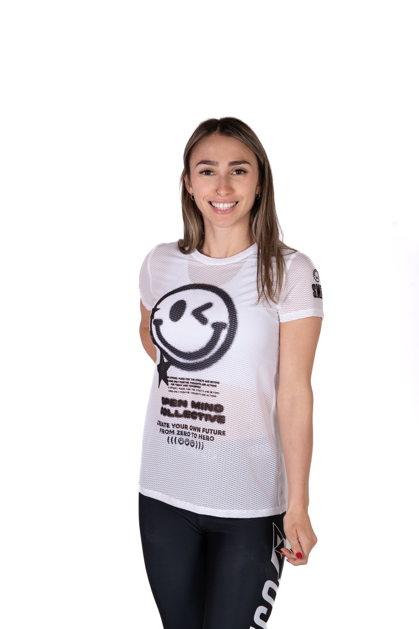 T-Shirt Femme - S.W.Smiley Airbrushed Infinity