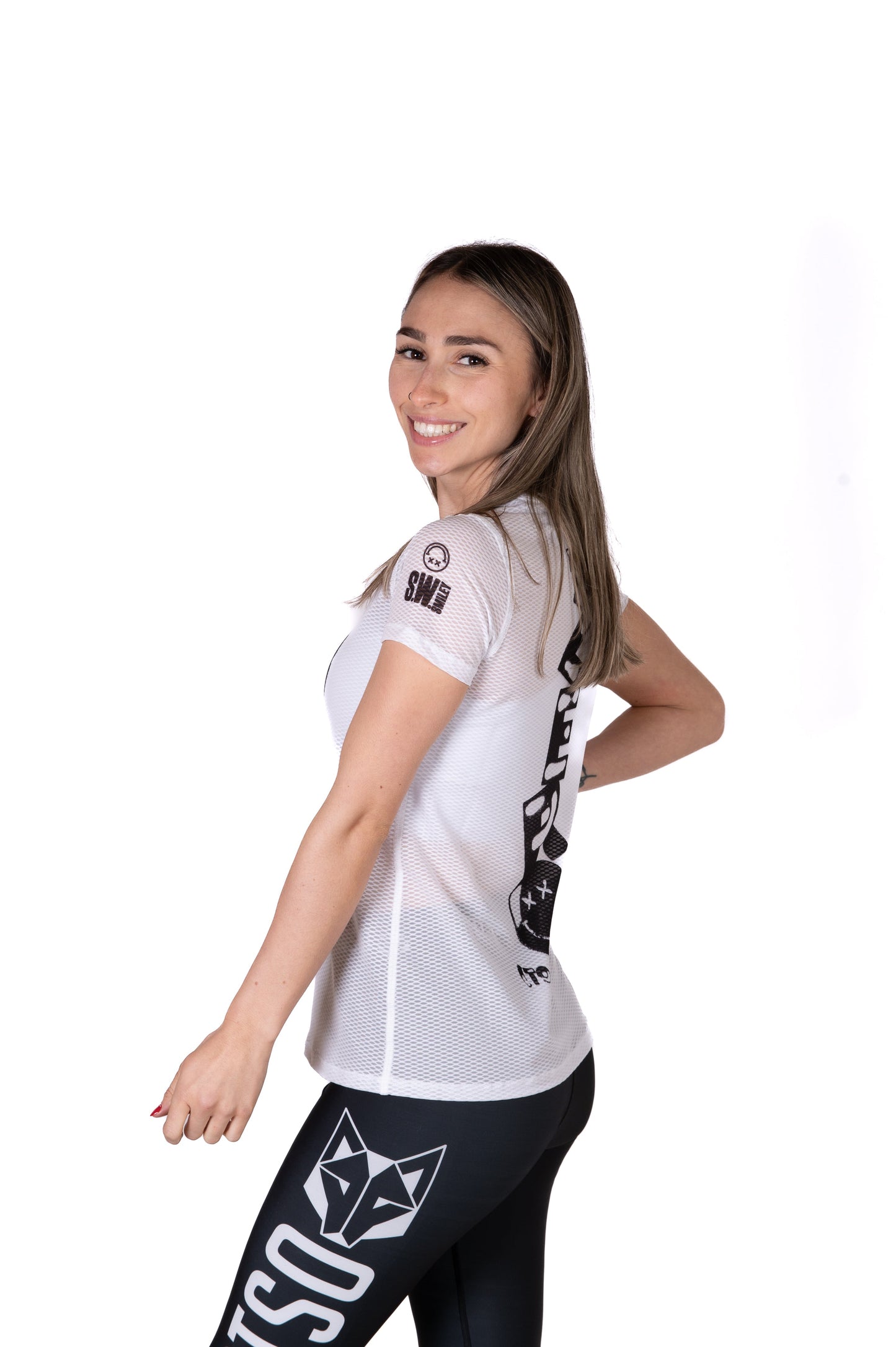 T-Shirt Femme - S.W.Smiley Airbrushed Infinity