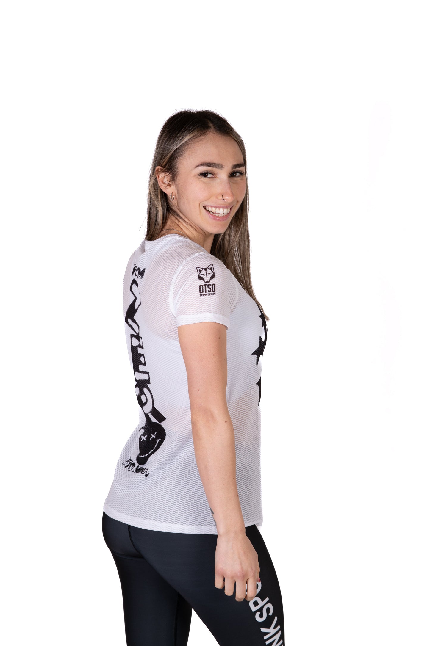 T-Shirt Femme - S.W.Smiley Airbrushed Infinity