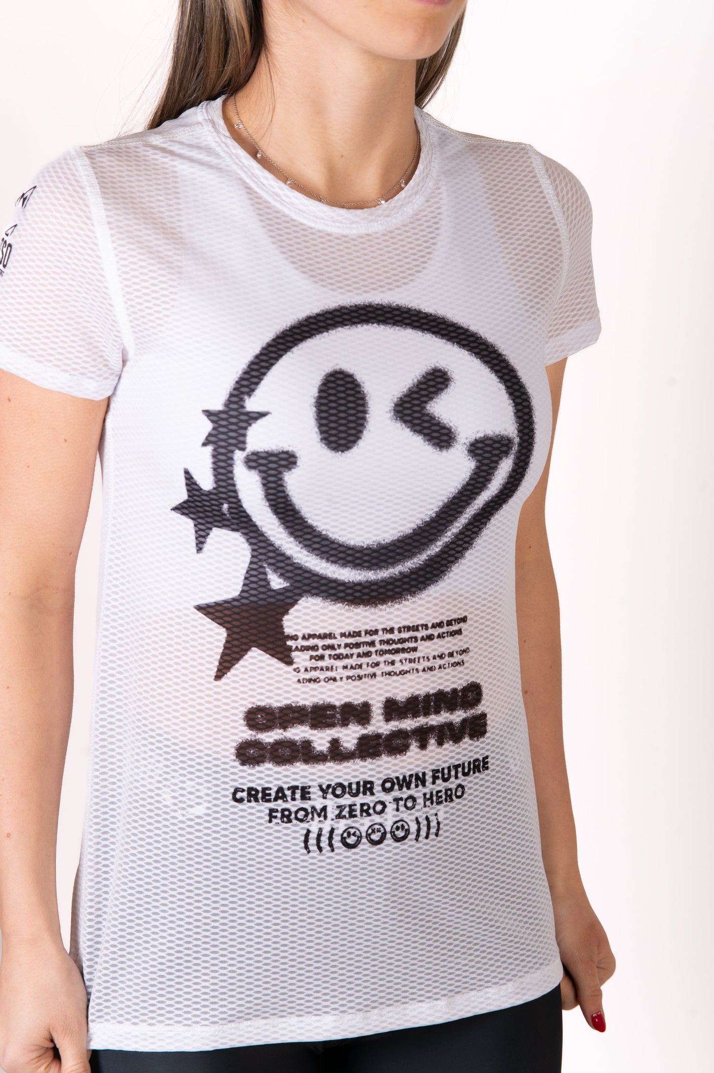 T-Shirt Femme - S.W.Smiley Airbrushed Infinity
