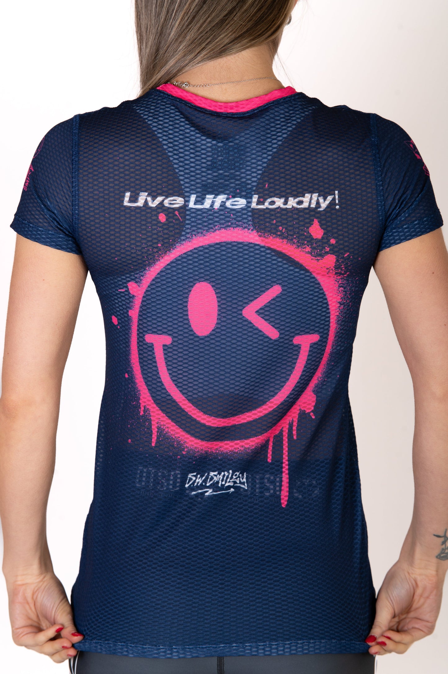 T-Shirt Femme - S.W.Smiley Graffiti
