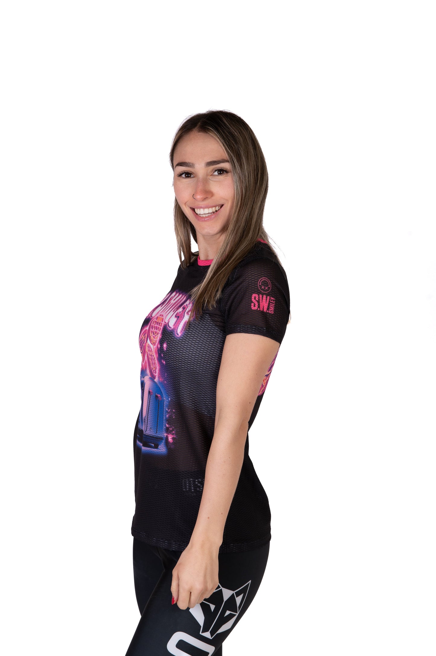 T-Shirt Femme - S.W.Smiley Concrete Canvas Toaster