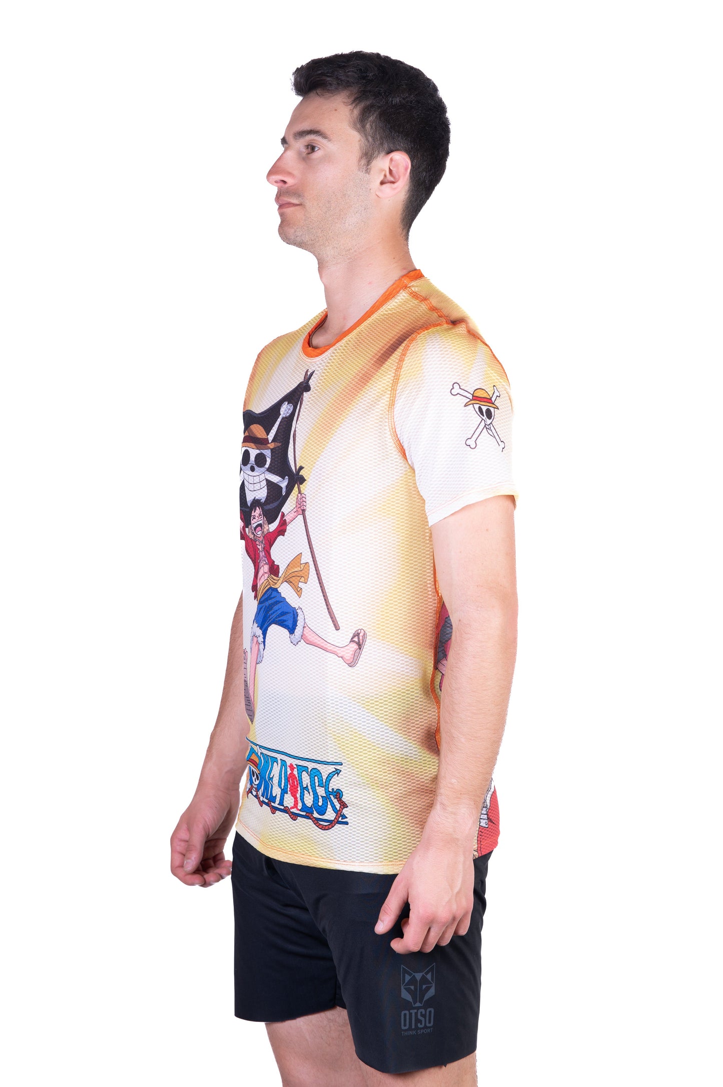 Men's short-sleeve shirt - One Piece Fishman Straw Hat Crew Yellow