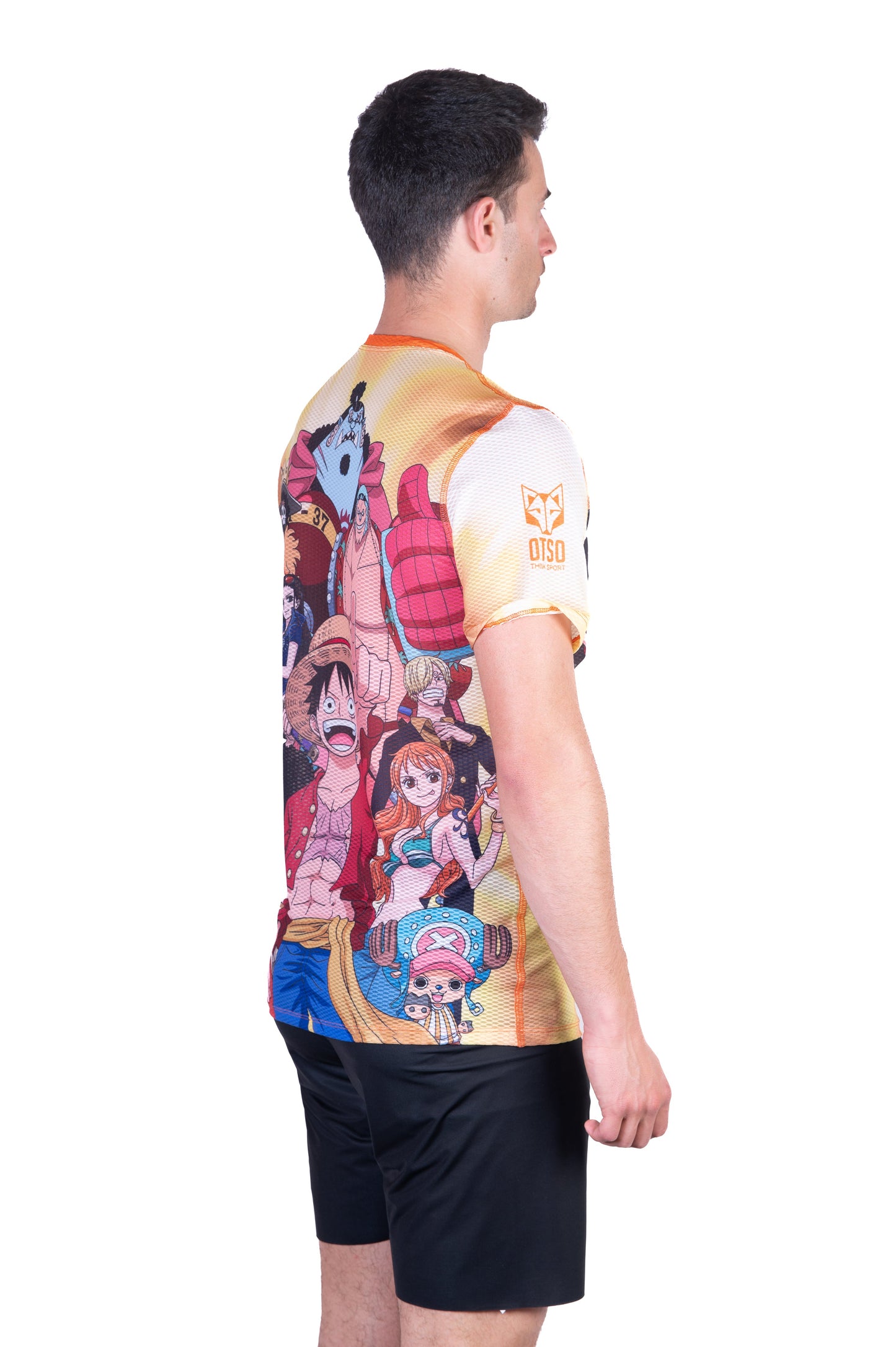 Men's short-sleeve shirt - One Piece Fishman Straw Hat Crew Yellow