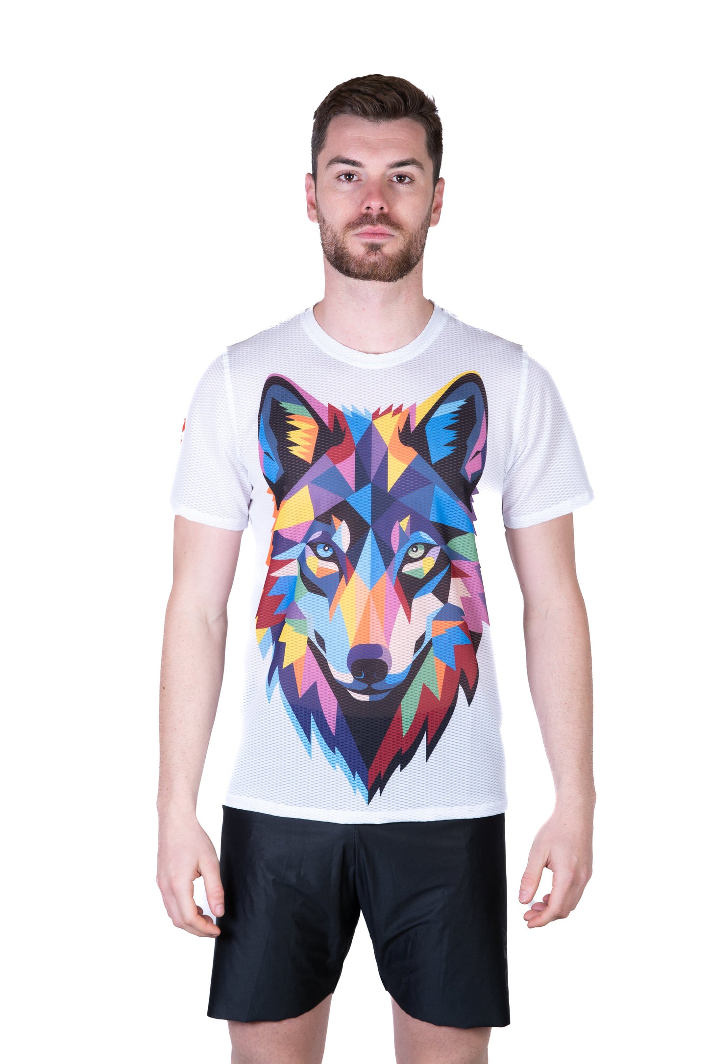 Herren-T-Shirt – Sei ein Wolf
