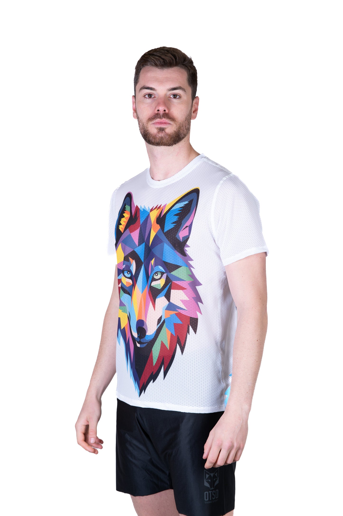 Herren-T-Shirt – Sei ein Wolf