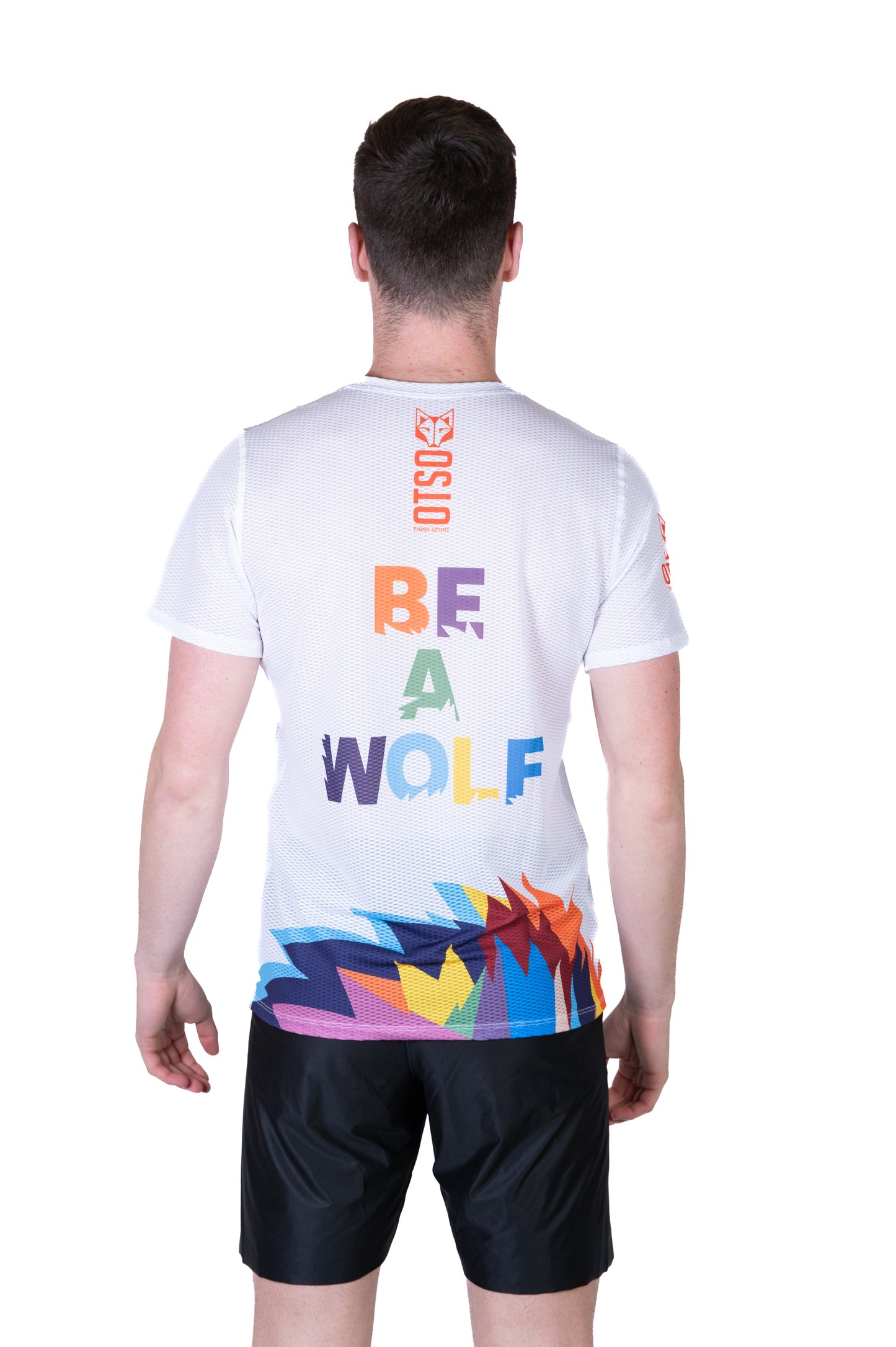 Herren-T-Shirt – Sei ein Wolf