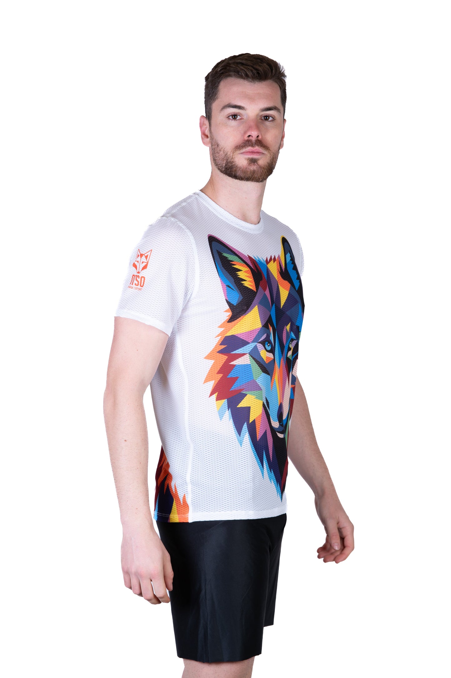 Herren-T-Shirt – Sei ein Wolf