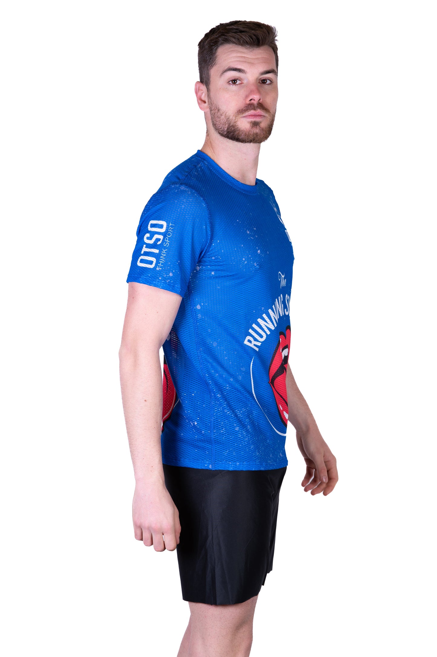 Maglietta uomo maniche corte - Pietre da corsa blu