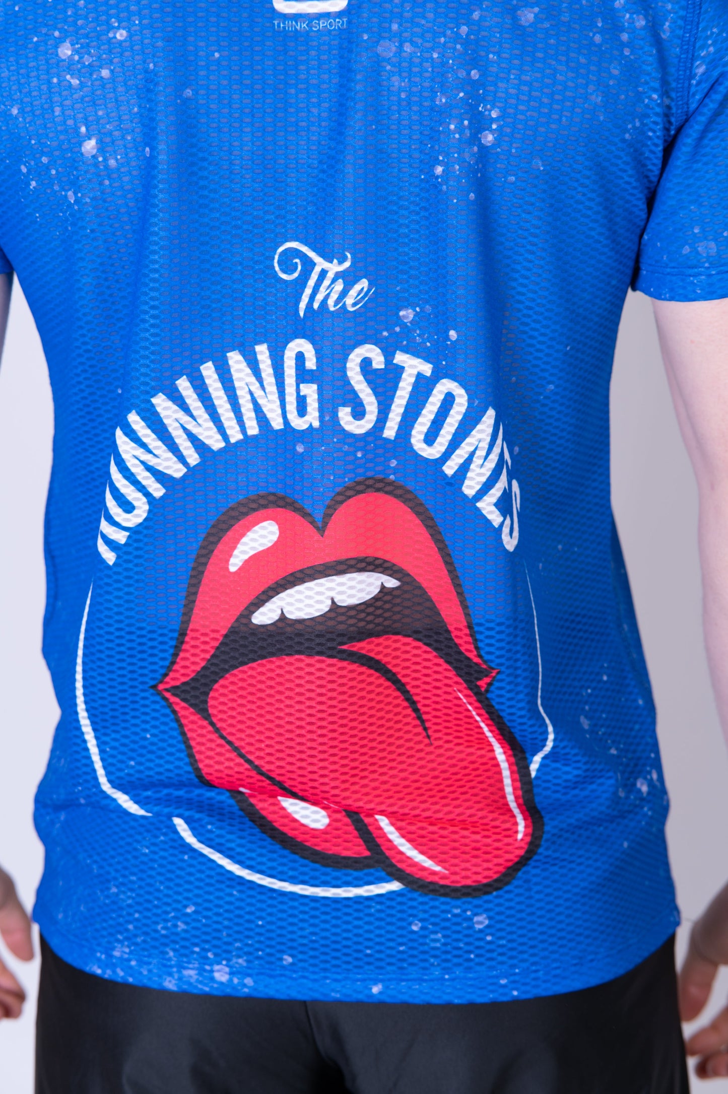 T-Shirt Homme manches courtes - Running Stones Blue