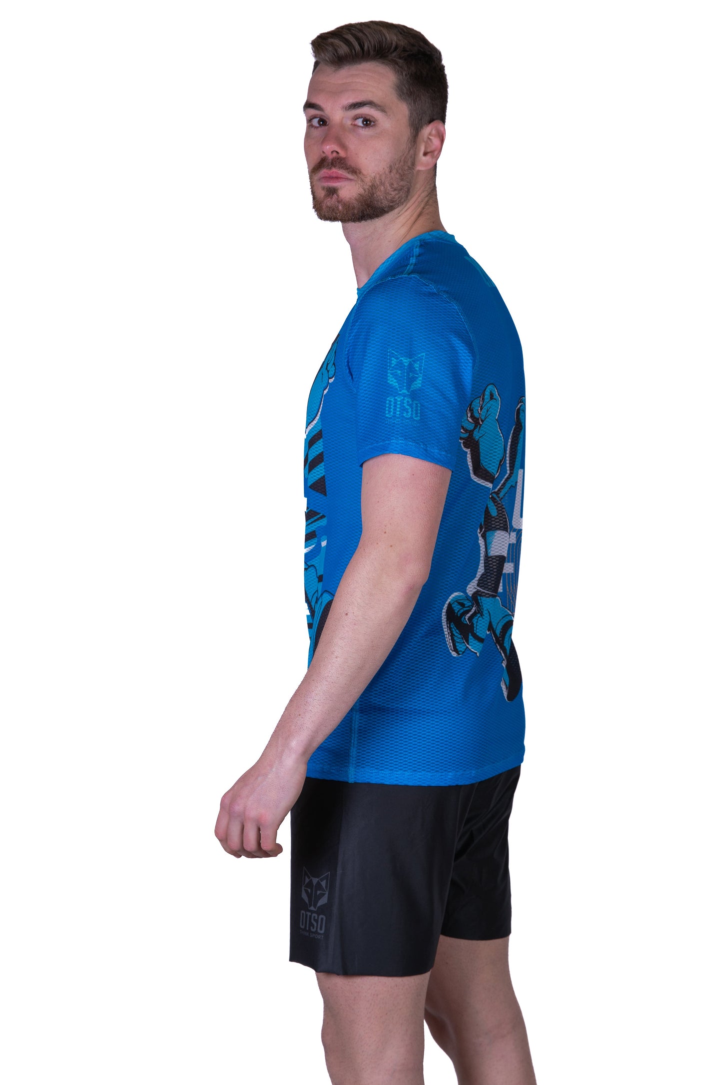 Herren-T-Shirt mit kurzen Ärmeln – Popeye Lauf dafür