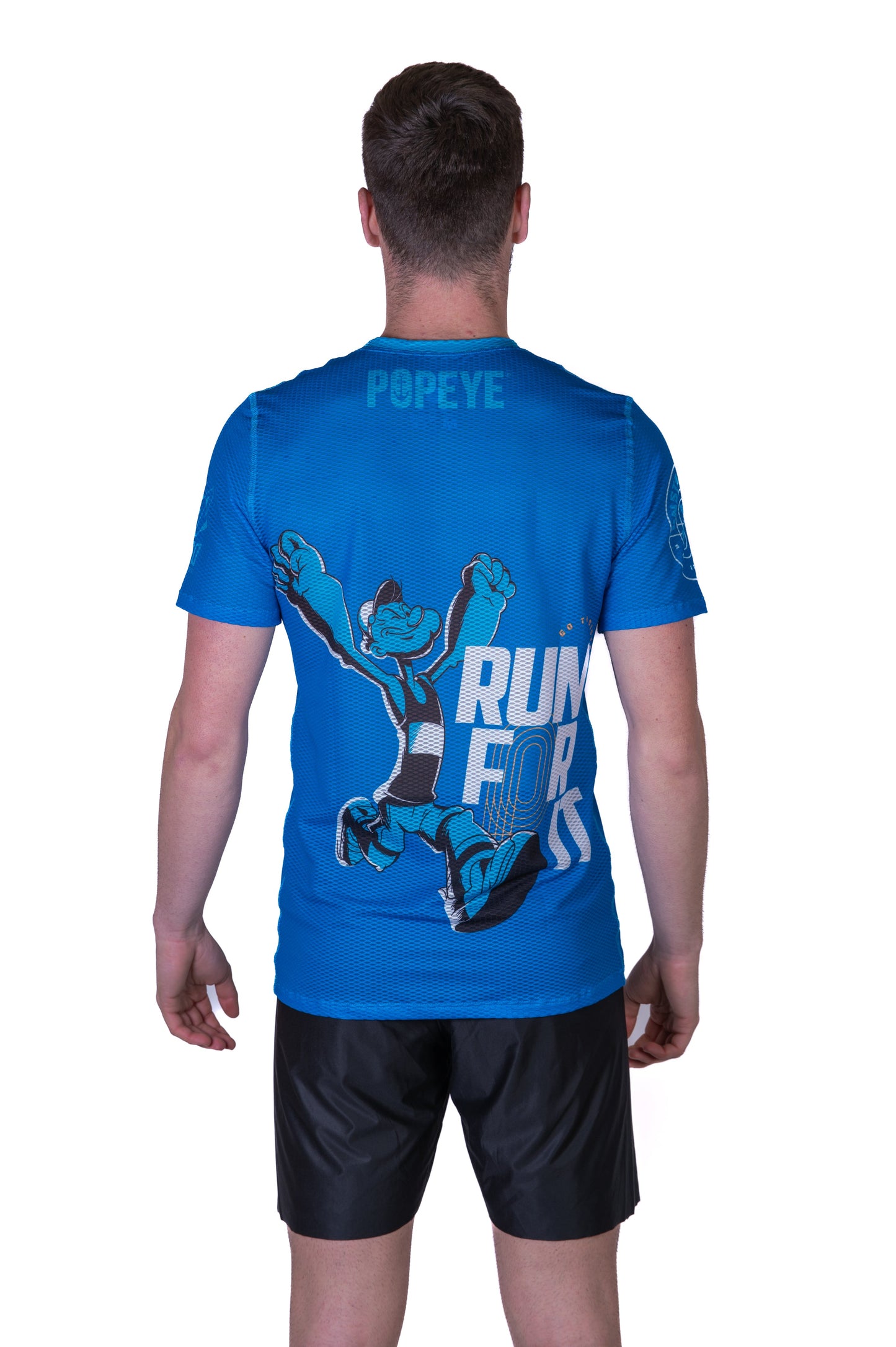 Herren-T-Shirt mit kurzen Ärmeln – Popeye Lauf dafür