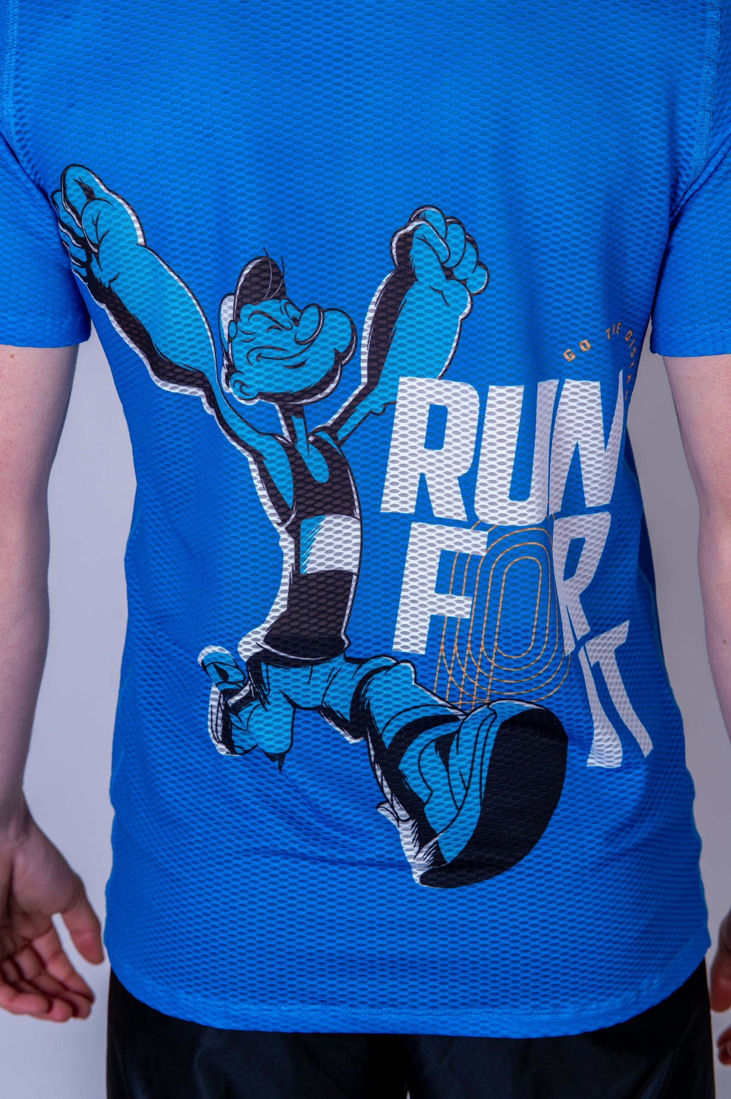 Herren-T-Shirt mit kurzen Ärmeln – Popeye Lauf dafür