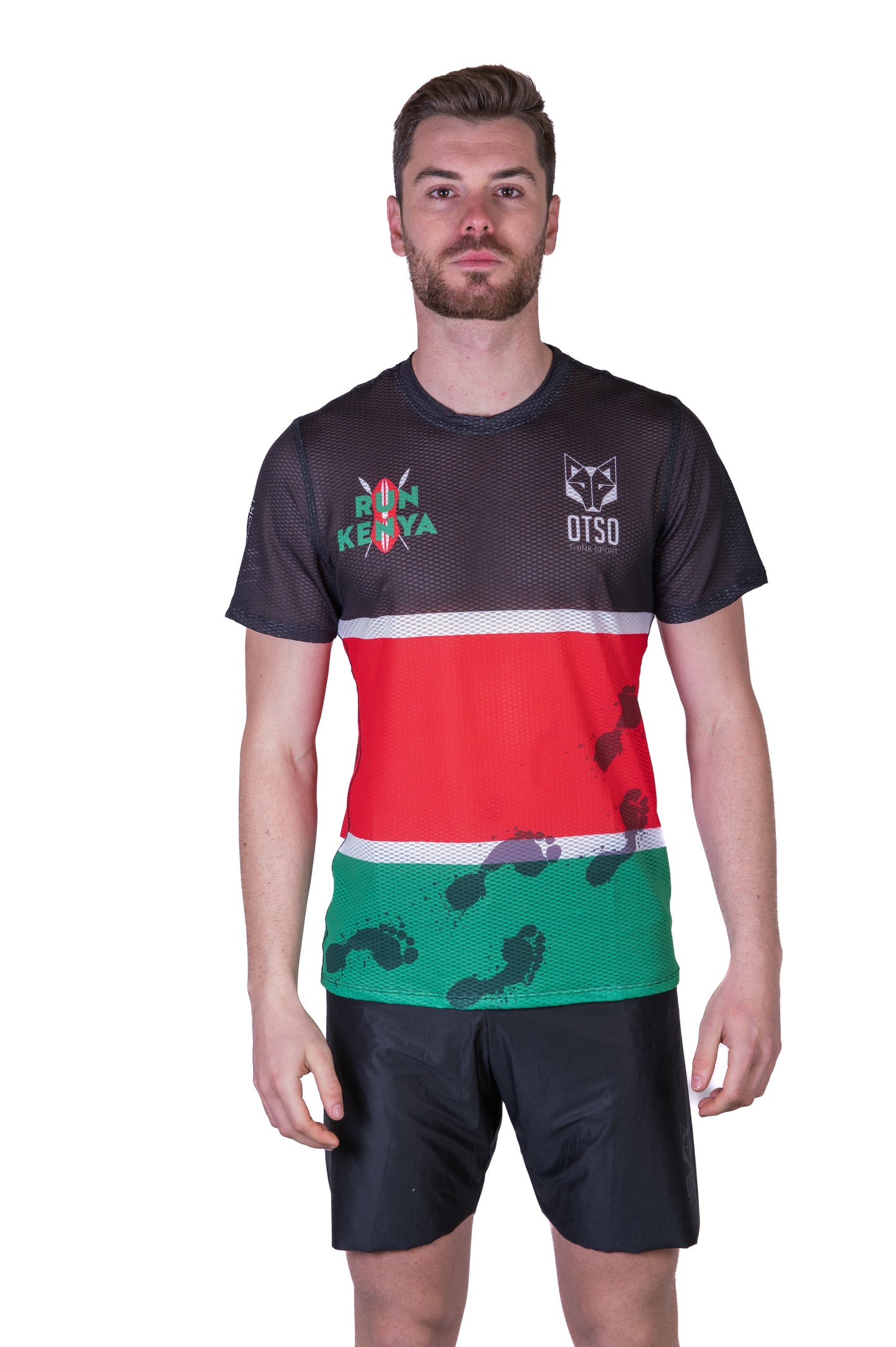 Men's short-sleeve shirt - Run Kenya