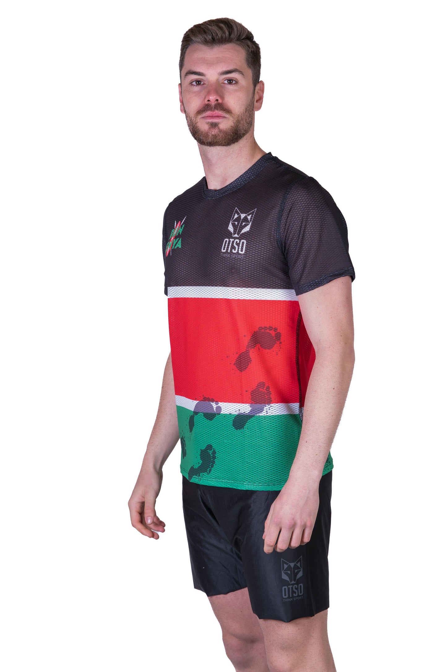 Men's short-sleeve shirt - Run Kenya