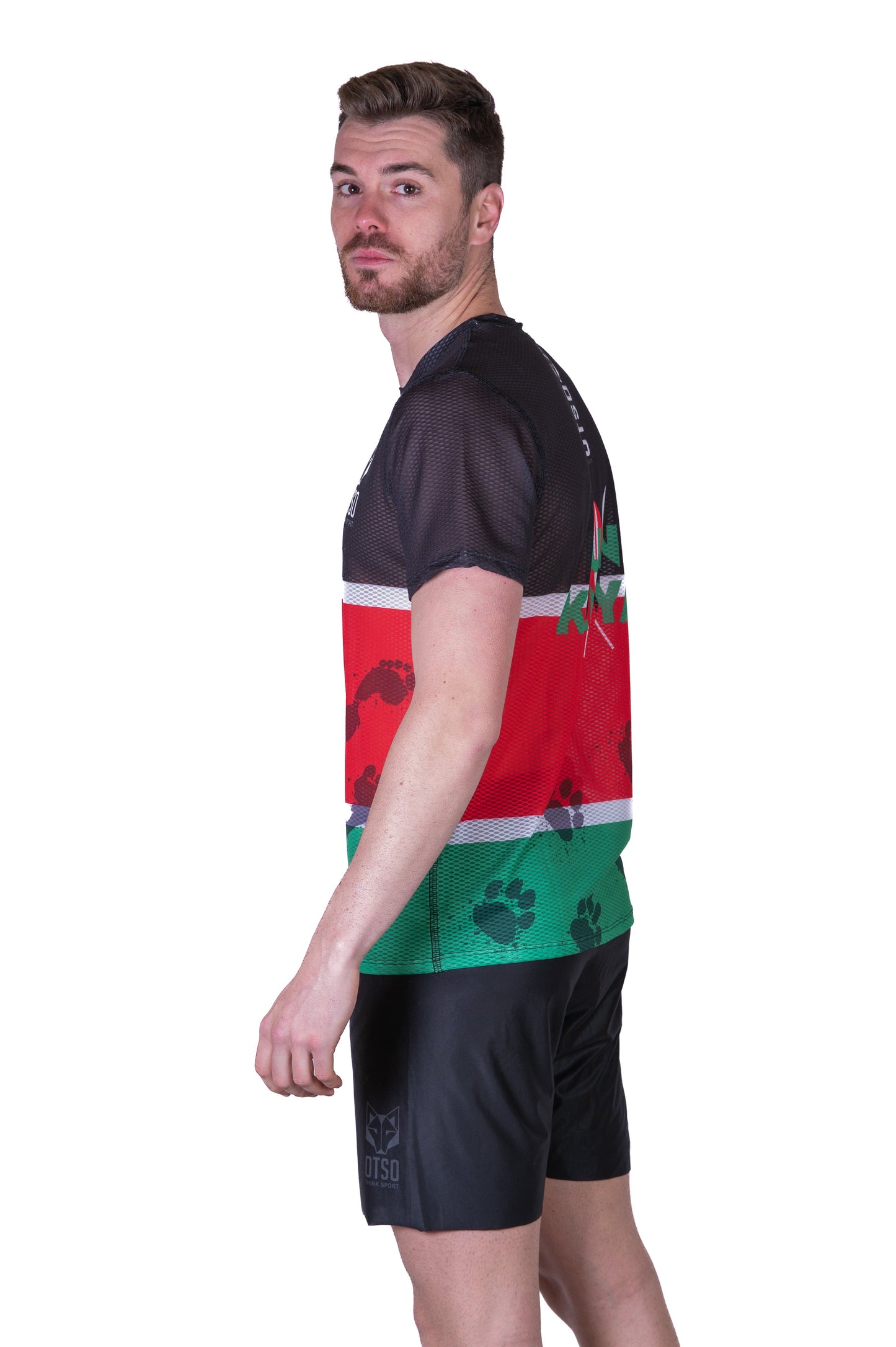 Men's short-sleeve shirt - Run Kenya