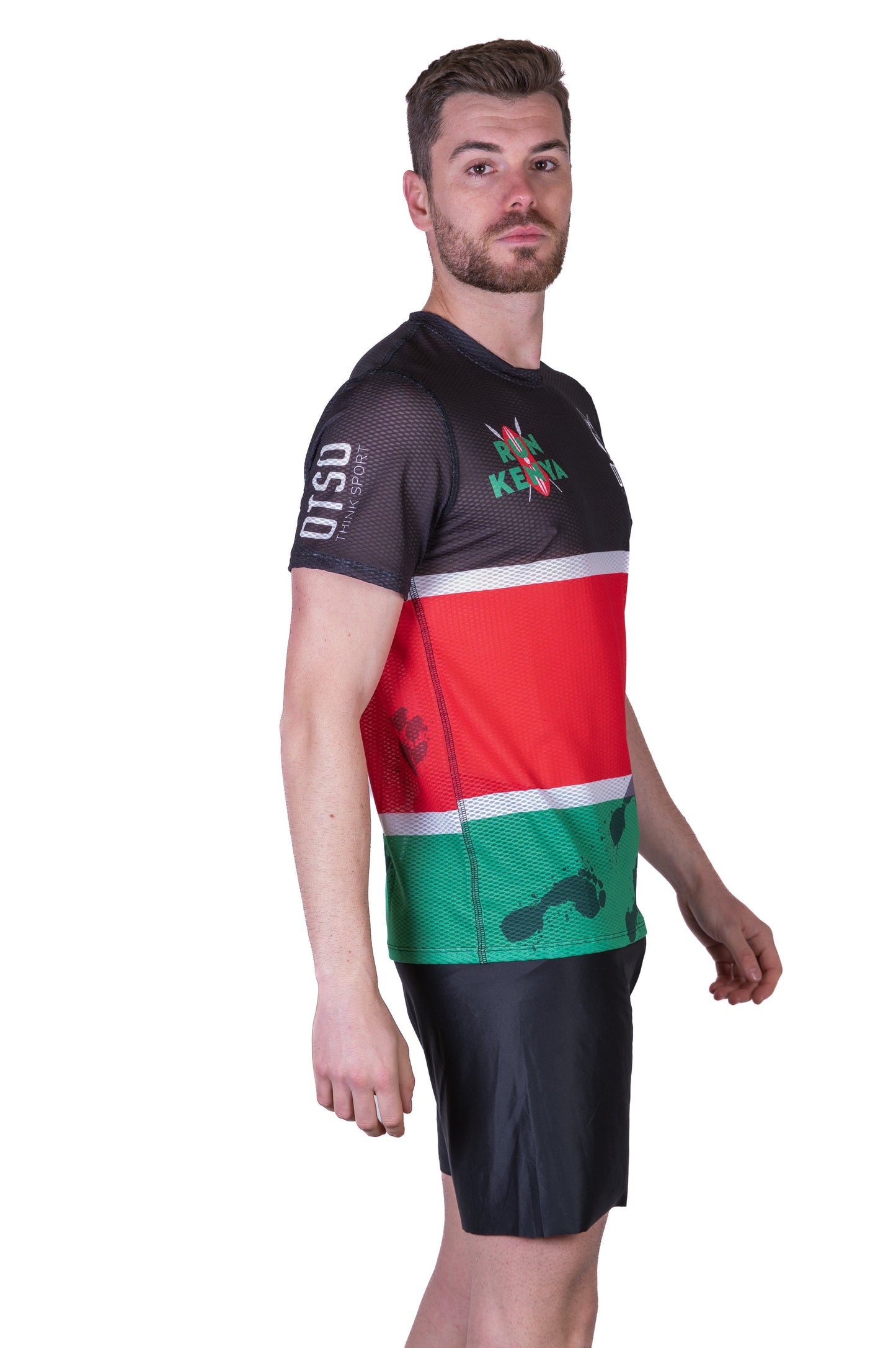 Men's short-sleeve shirt - Run Kenya