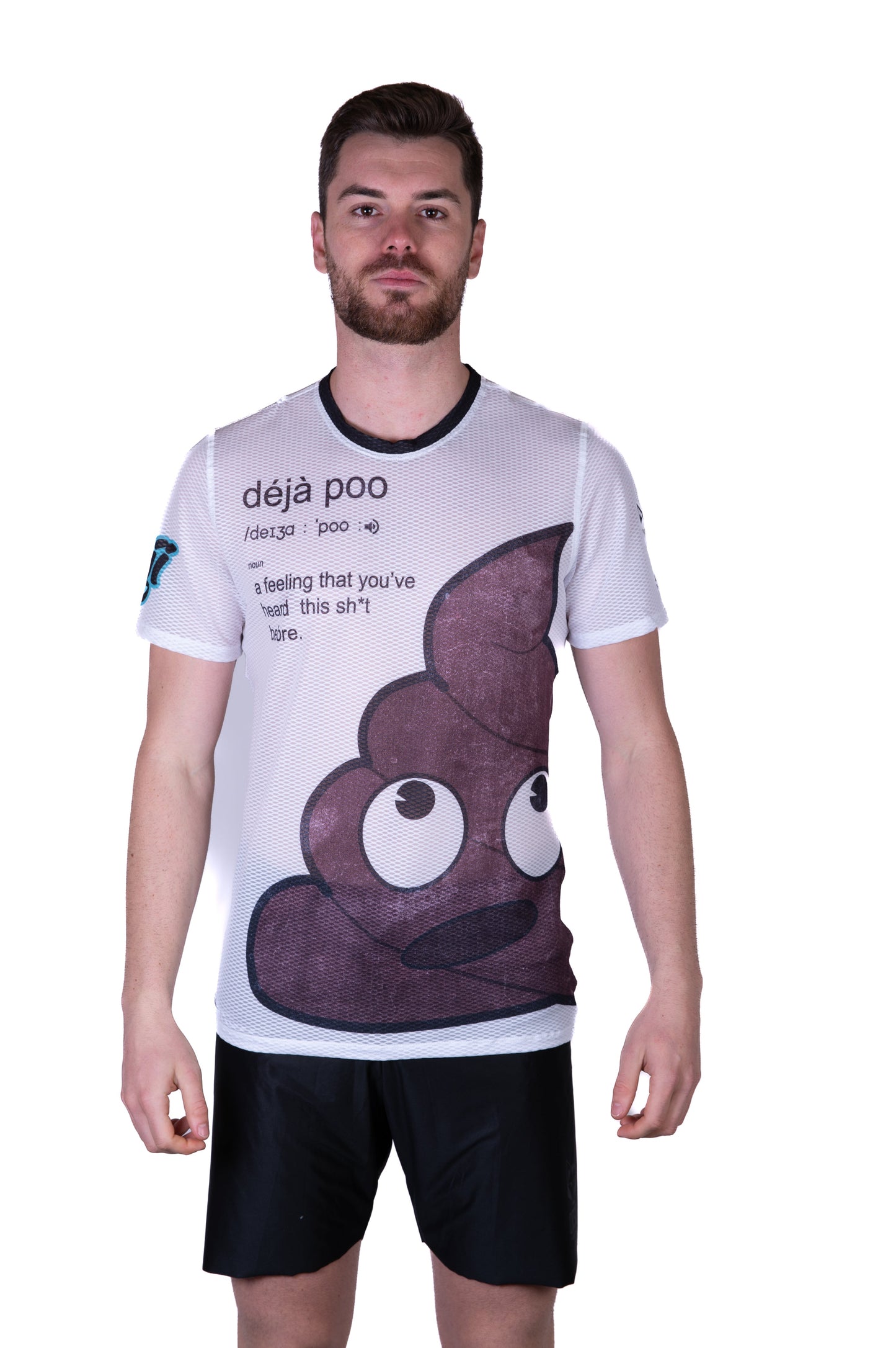 Men's short-sleeve shirt - Emoji Already Pooped