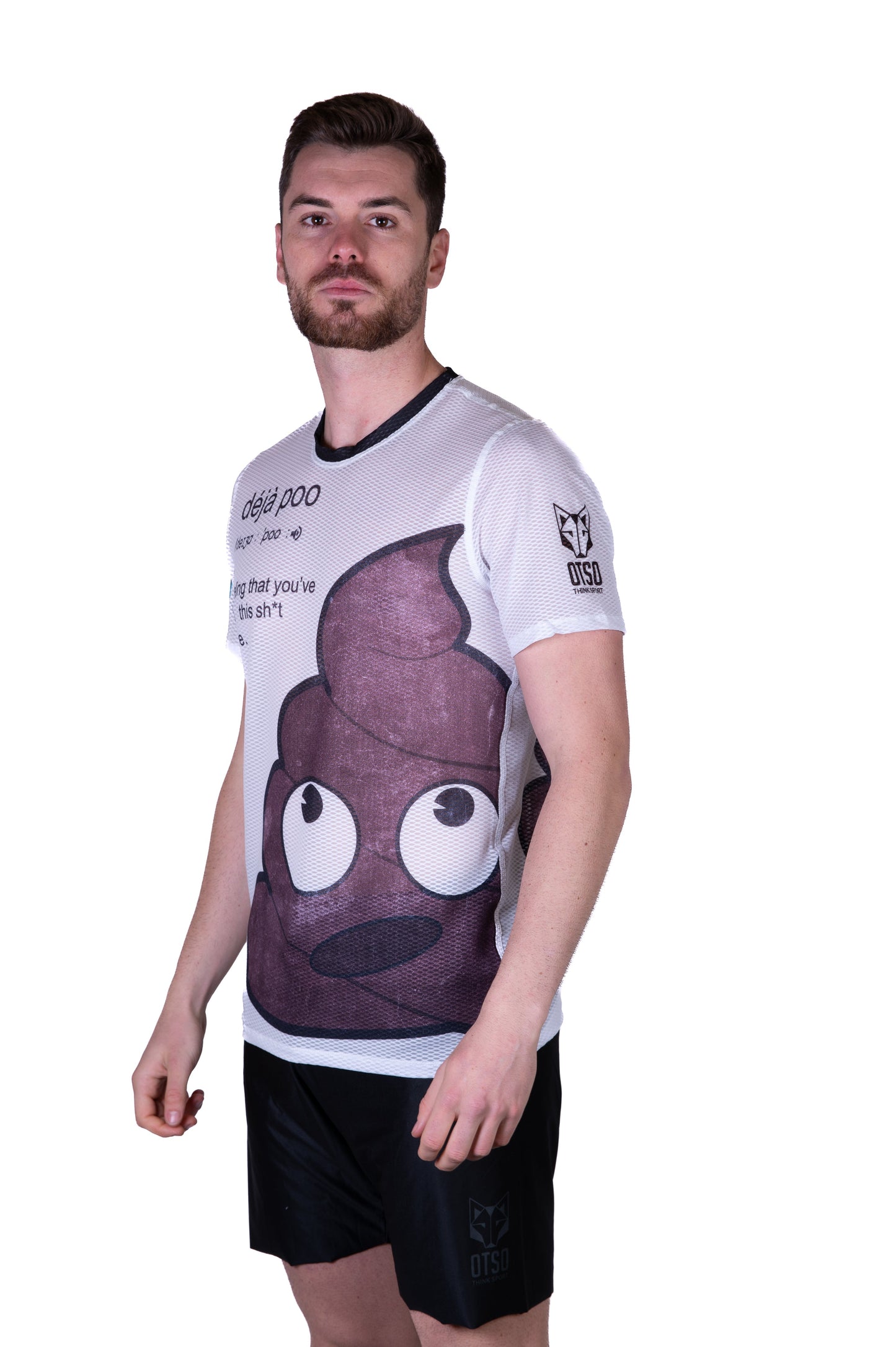 Men's short-sleeve shirt - Emoji Already Pooped