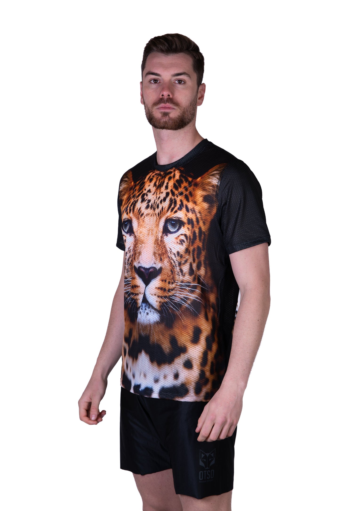 Men's short-sleeve shirt - Leopard