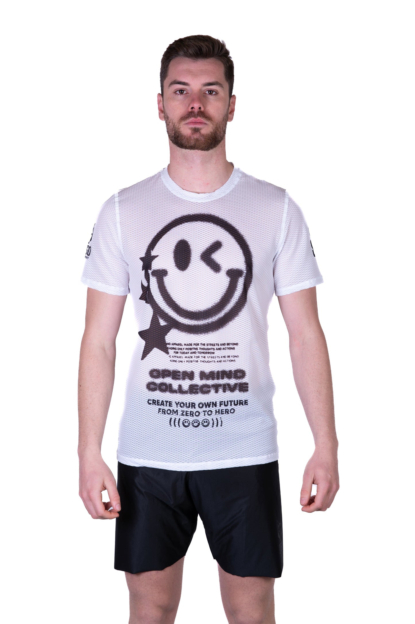 Maglietta Uomo - S.W.Smiley Aerografata Infinito