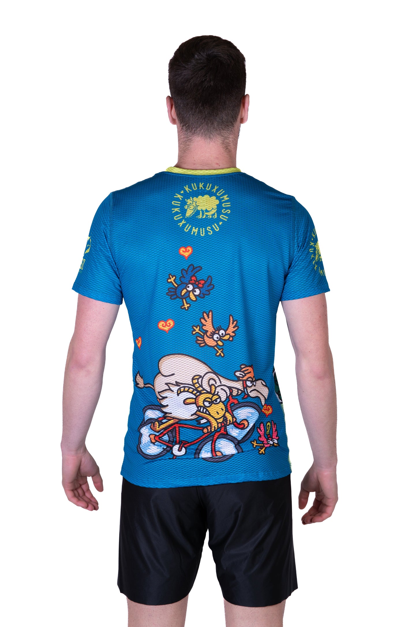 Herren-T-Shirt mit kurzen Ärmeln - Kukuxumusu Fahrrad