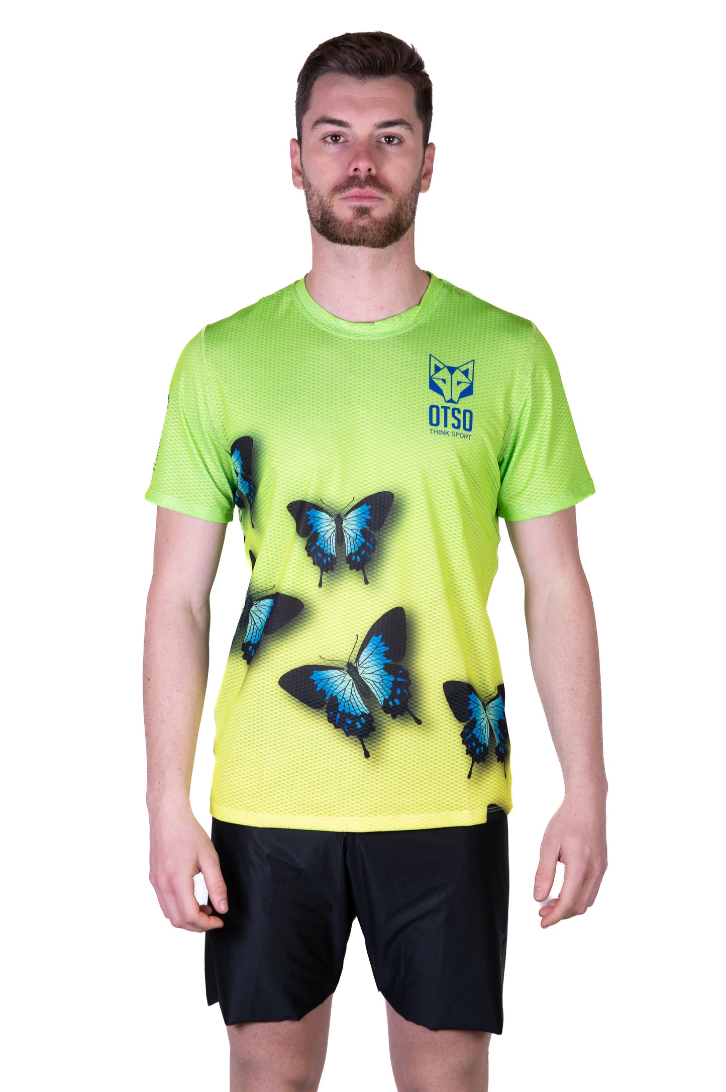 Herren-T-Shirt mit kurzen Ärmeln - Schmetterling