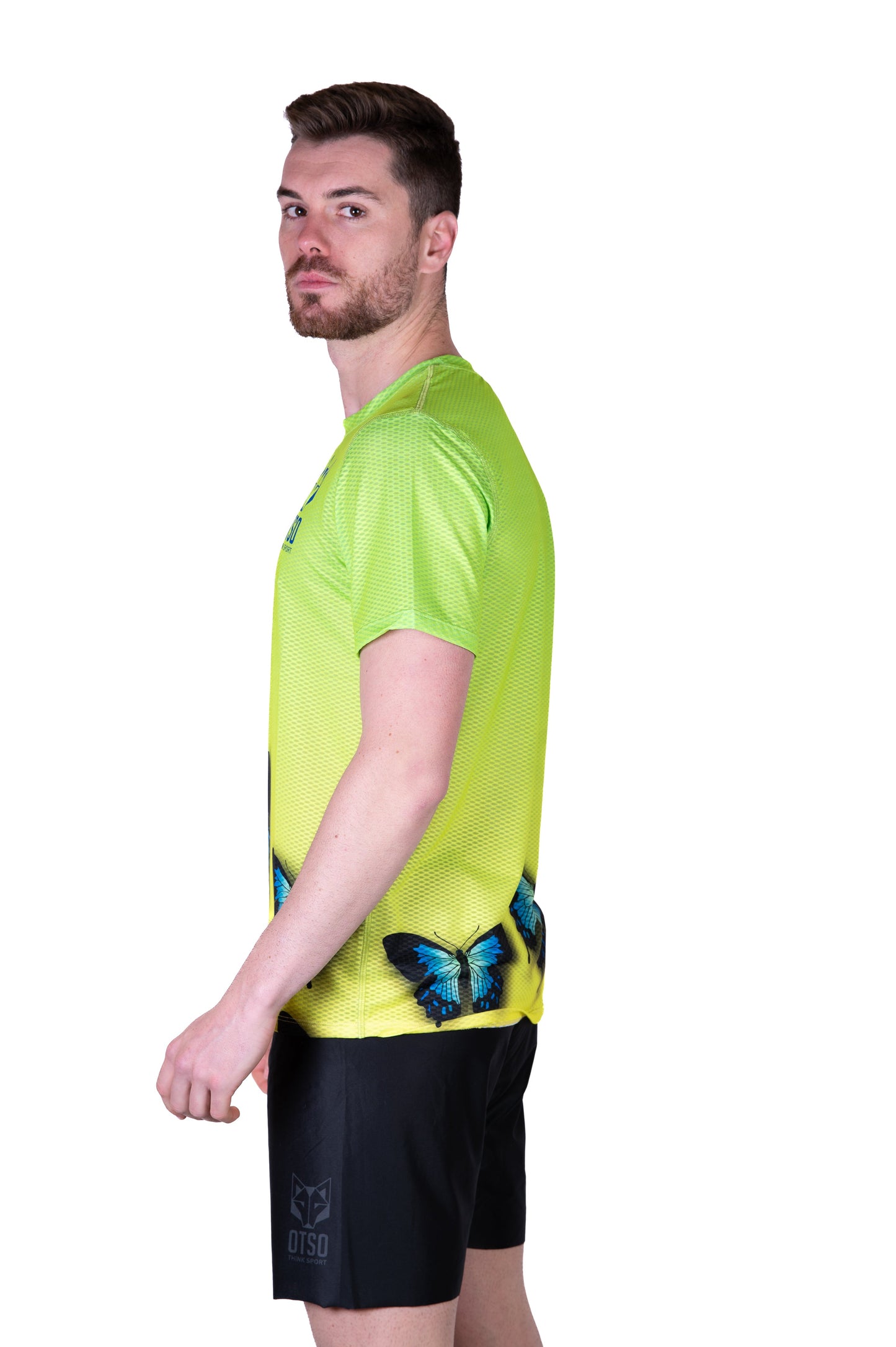 Herren-T-Shirt mit kurzen Ärmeln - Schmetterling