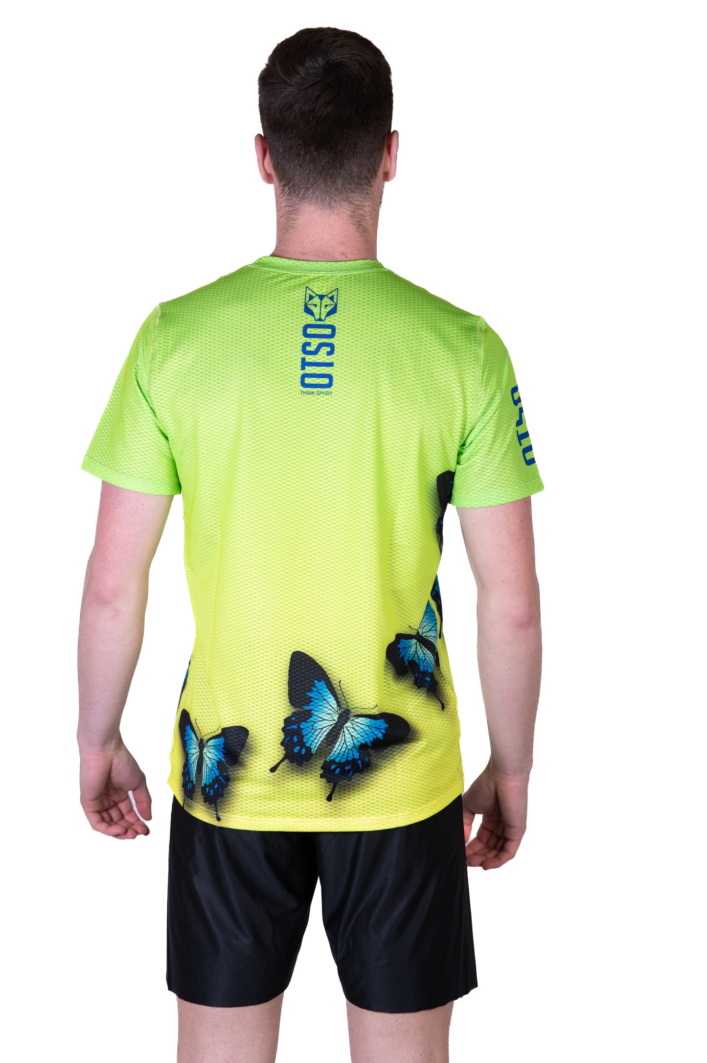 Herren-T-Shirt mit kurzen Ärmeln - Schmetterling
