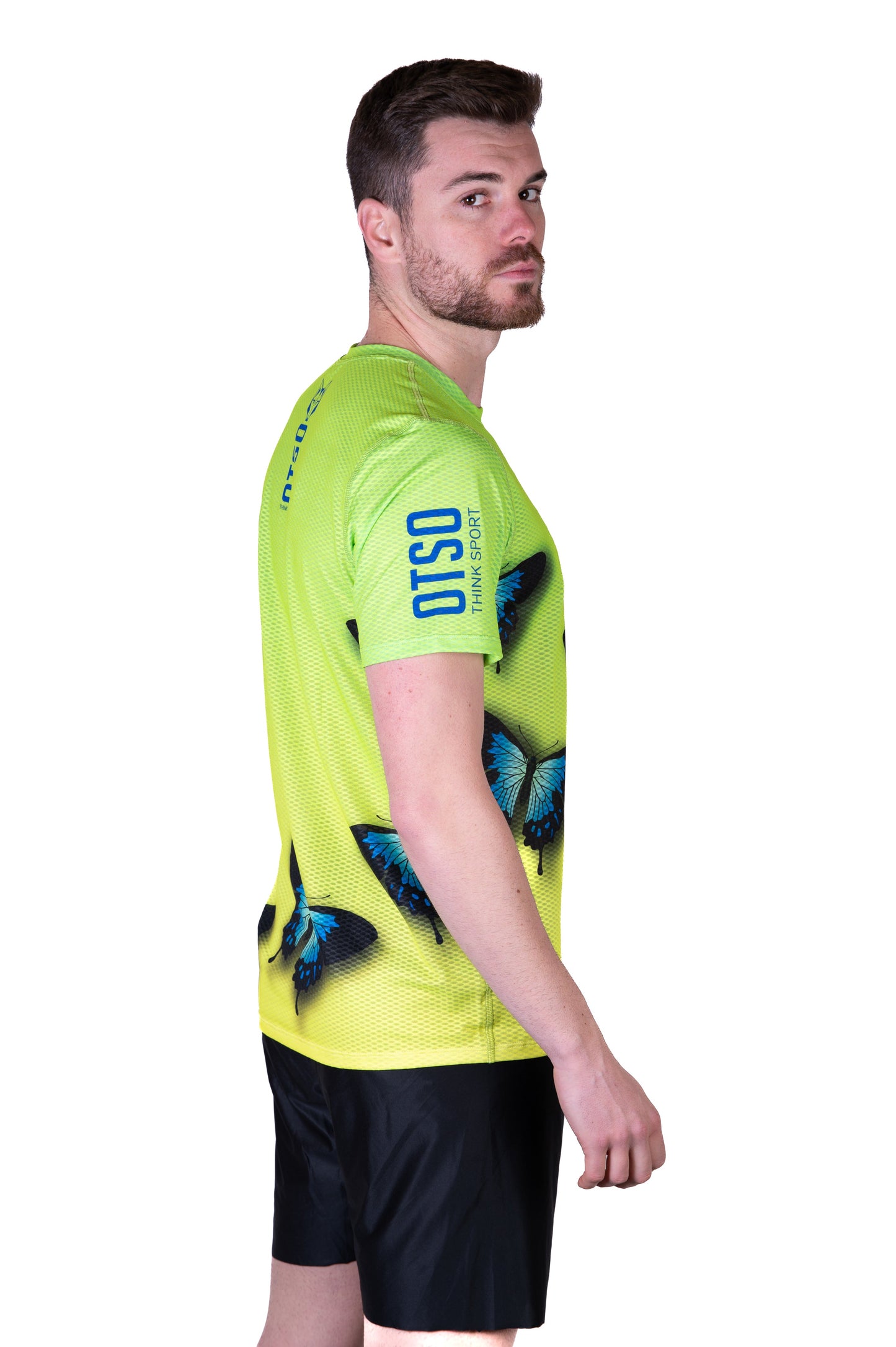 Herren-T-Shirt mit kurzen Ärmeln - Schmetterling