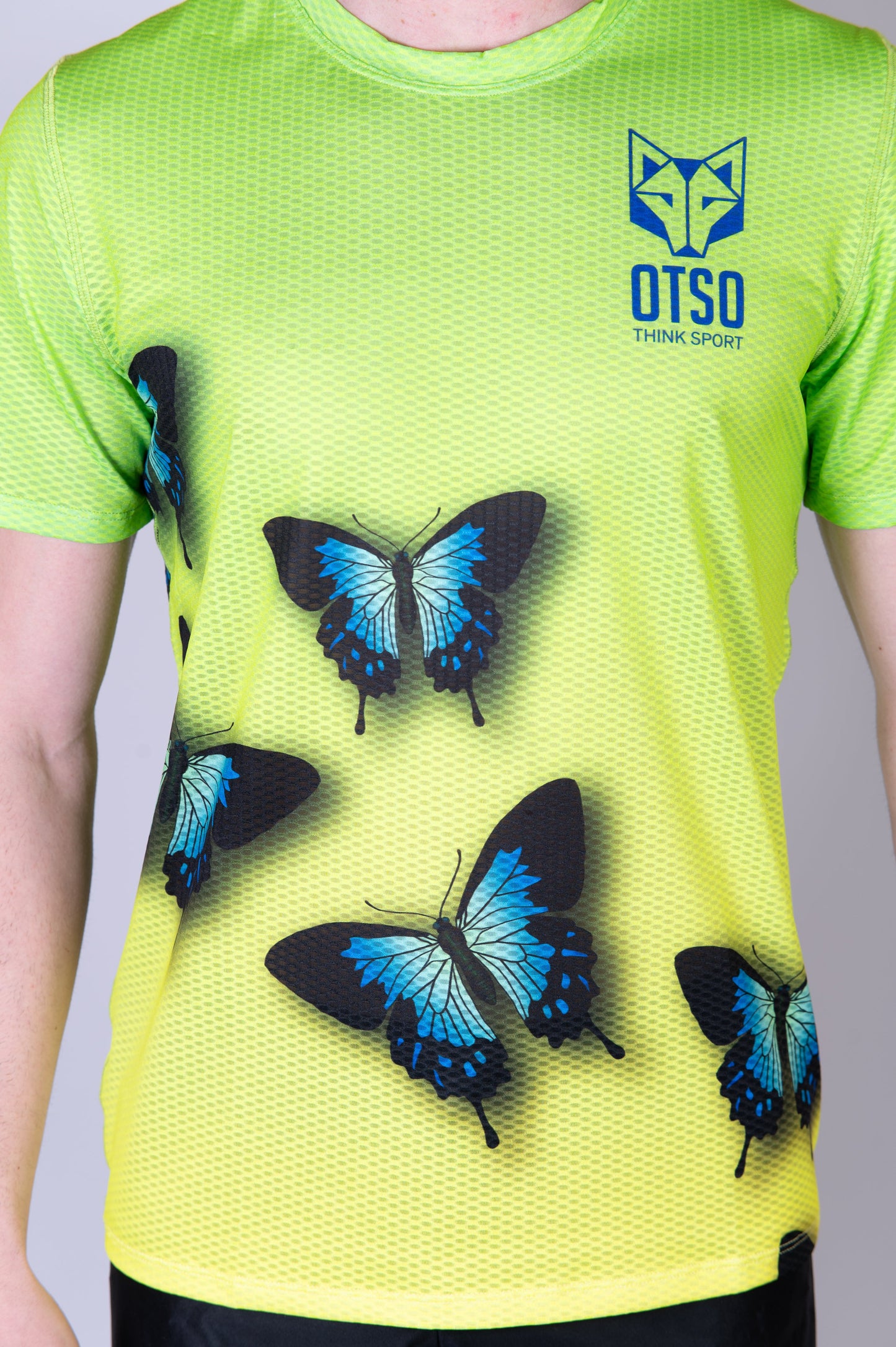 Herren-T-Shirt mit kurzen Ärmeln - Schmetterling