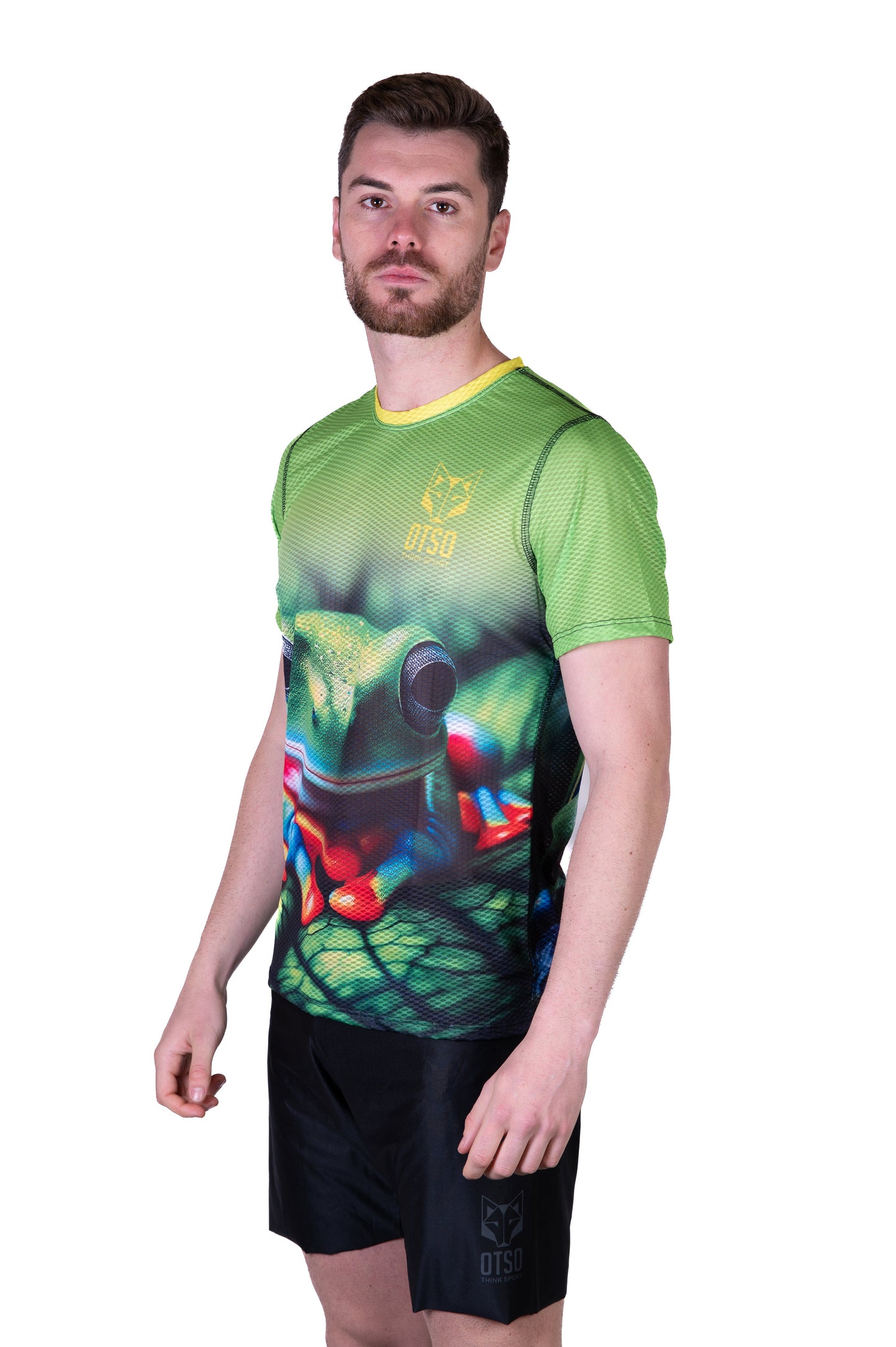 Herren-T-Shirt mit kurzen Ärmeln - Frosch