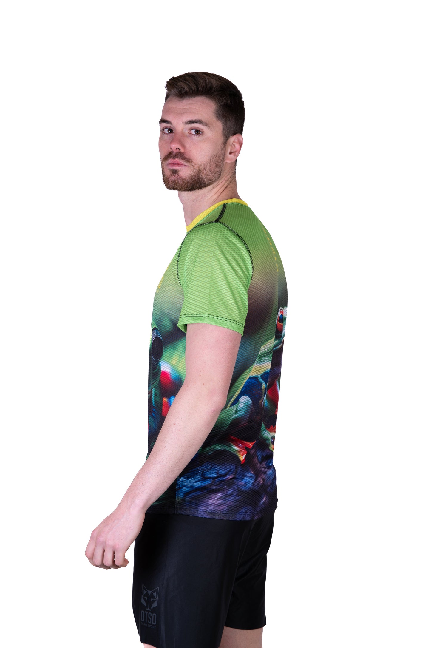 Herren-T-Shirt mit kurzen Ärmeln - Frosch