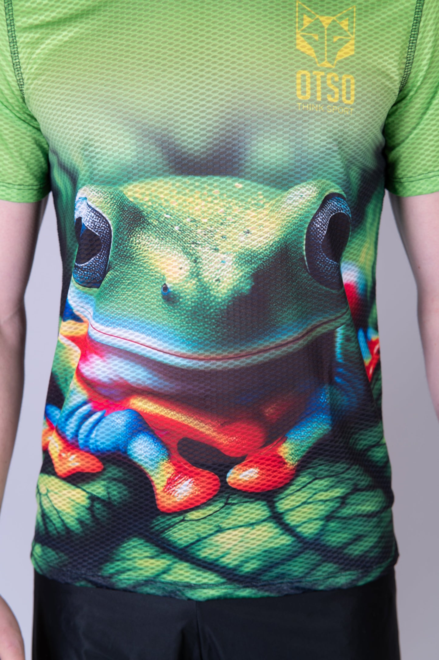 Herren-T-Shirt mit kurzen Ärmeln - Frosch