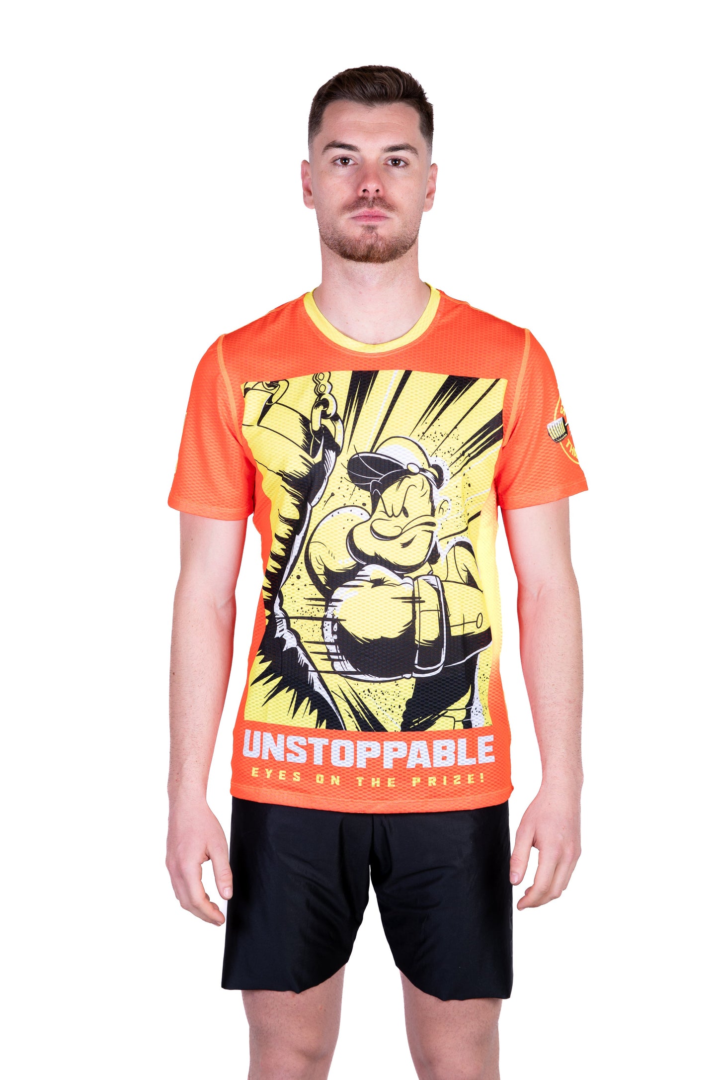 Herren-T-Shirt mit kurzen Ärmeln – Popeye Unaufhaltsam