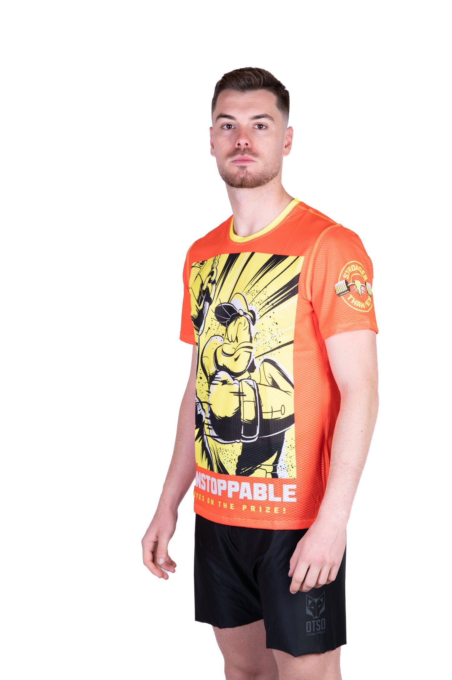 Herren-T-Shirt mit kurzen Ärmeln – Popeye Unaufhaltsam